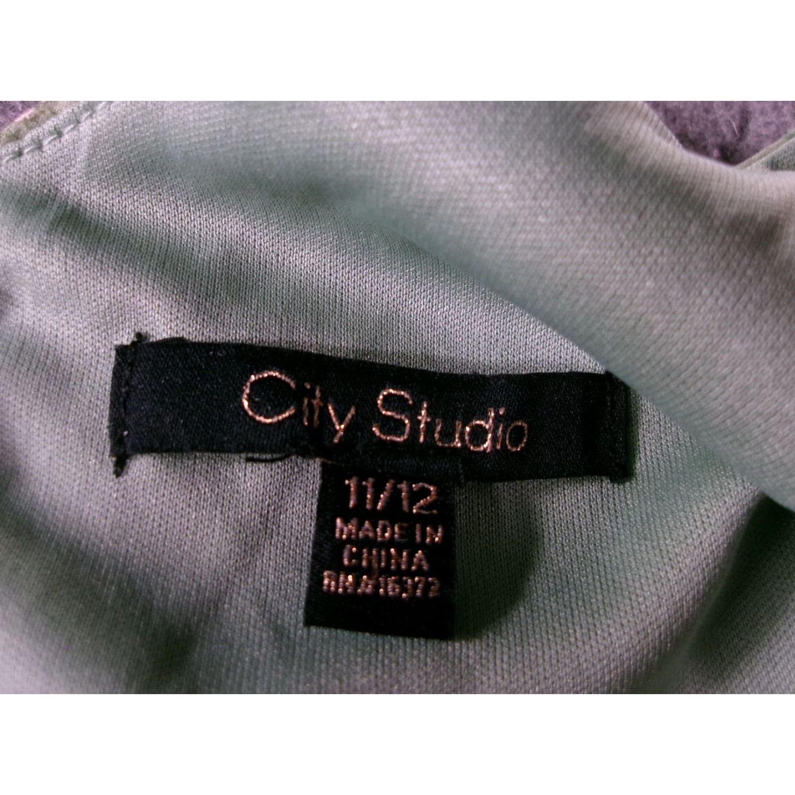 Vintage VINTAGE City Studio Dress Womens 11/12 Green Pink Floral Off Shoulder Spaghetti Strap Size L / US 10 / IT 46 - 7 Thumbnail