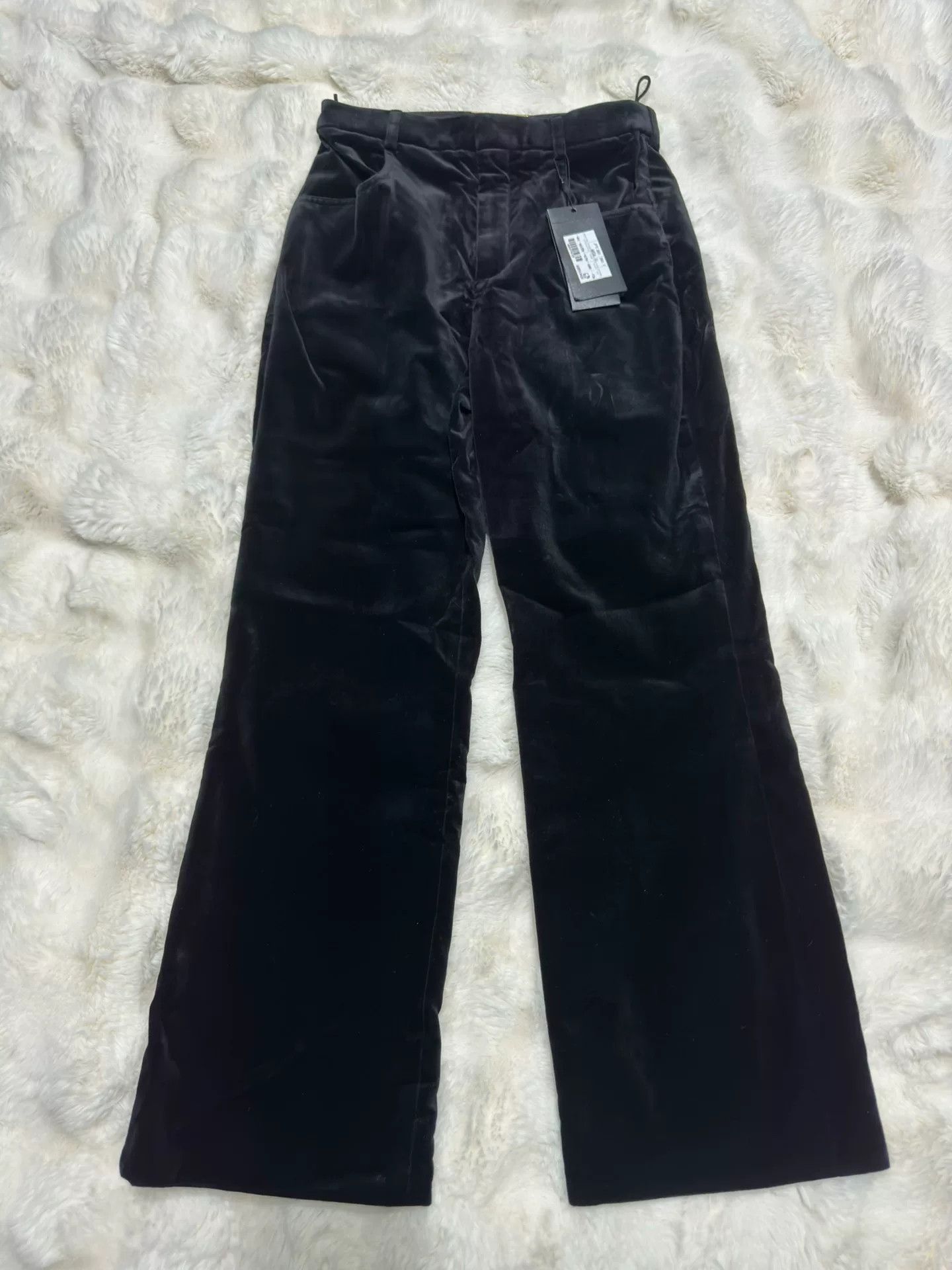 Saint Laurent Paris Saint Laurent Women's Velvet Trousers Size 36" / US 14 / IT 50 - 1 Thumbnail