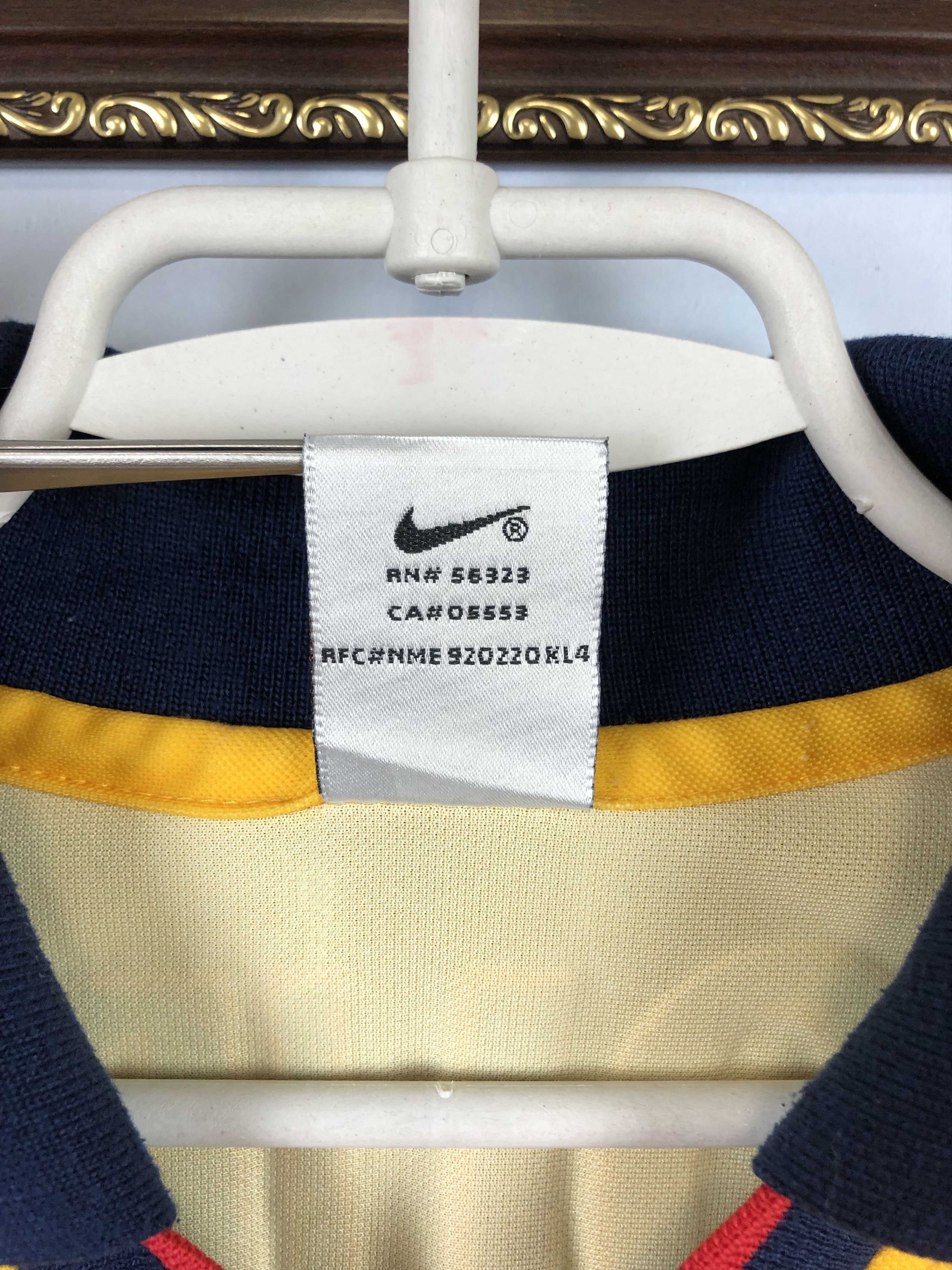 Nike Arsenal football shirt 1997 #98 Double Jersey Nike Rare Size US L / EU 52-54 / 3 - 11 Thumbnail