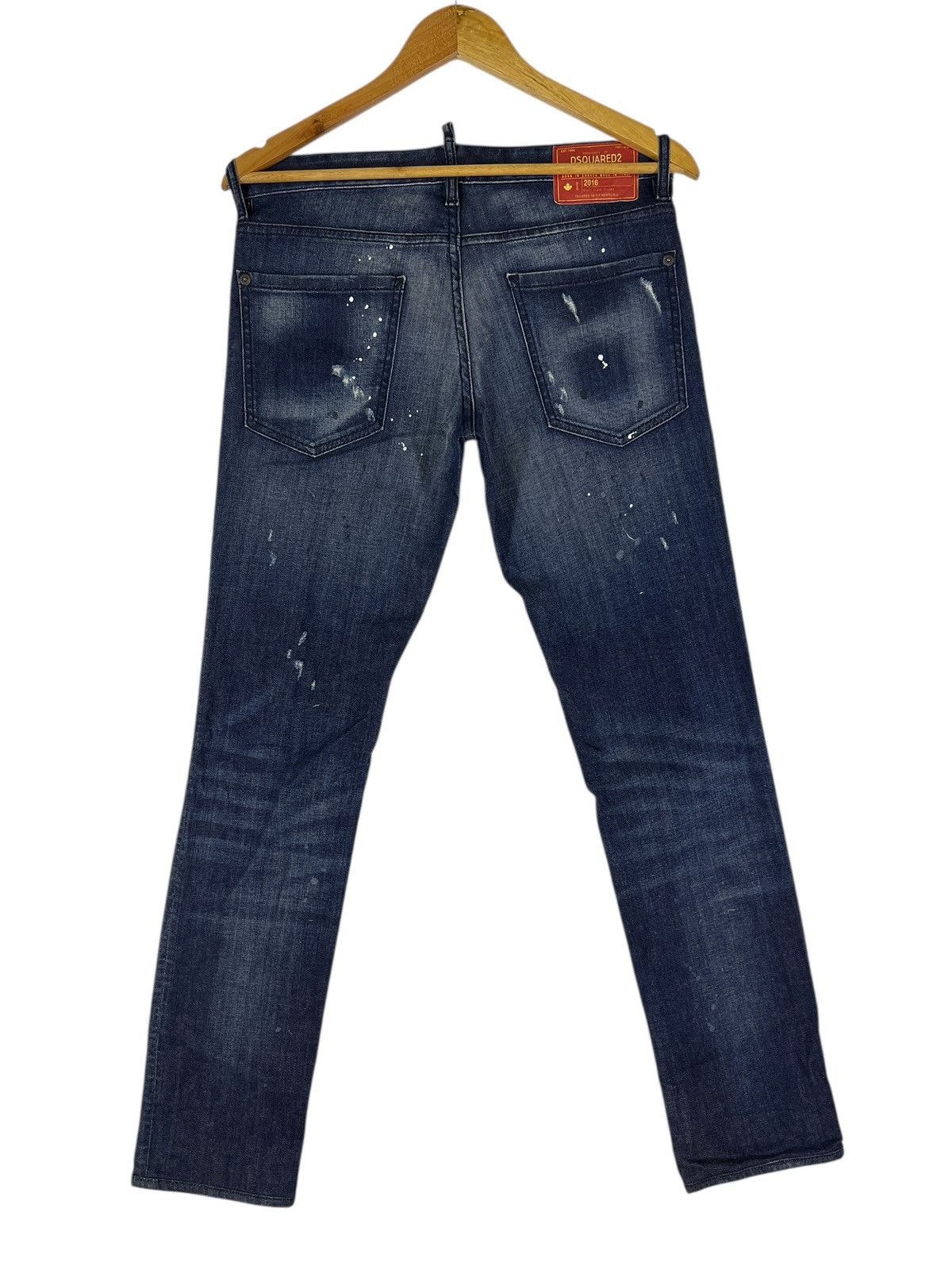 Dsquared2 🔥 Dsquared2 distressed denim jeans paint splatter Size US 31 - 2 Thumbnail