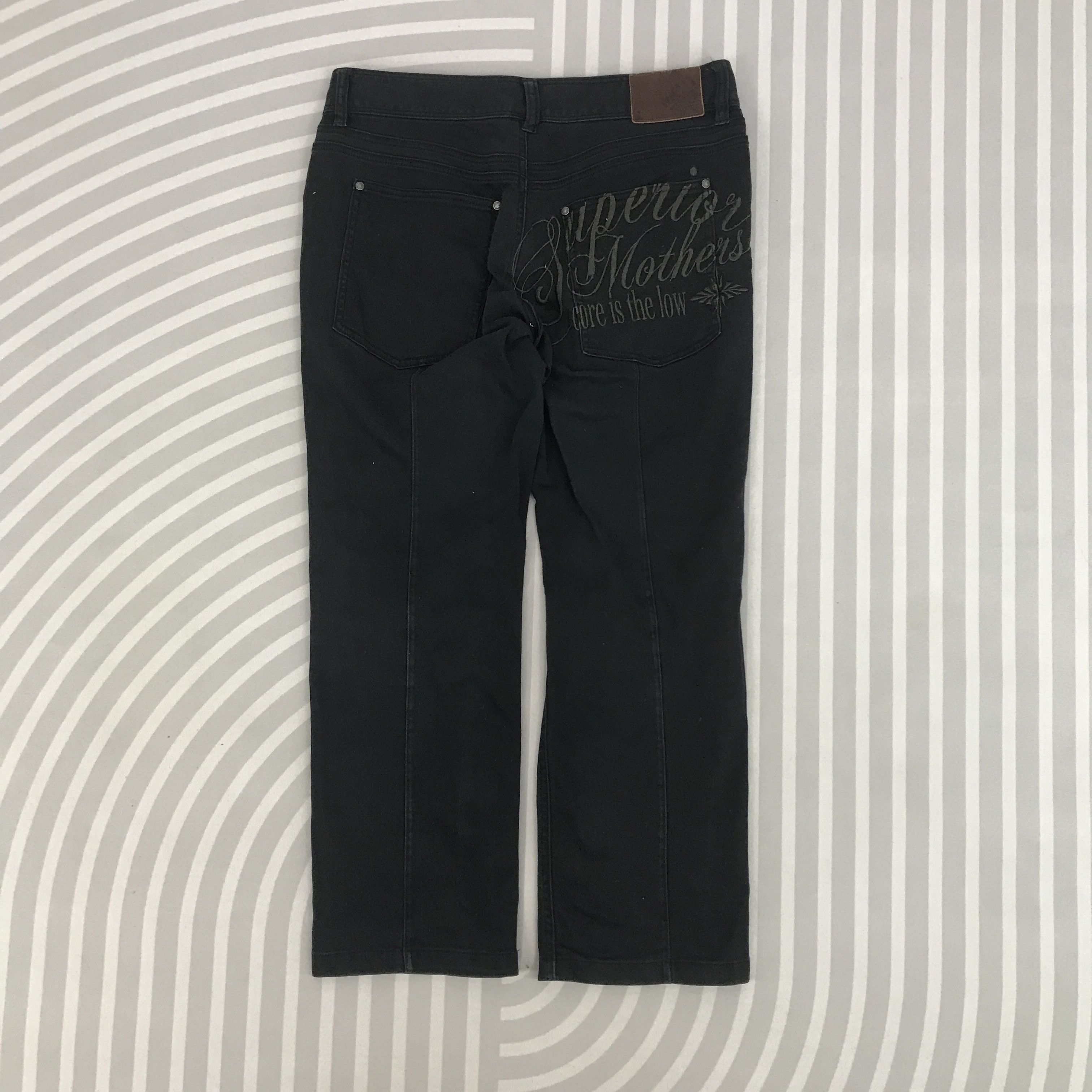Japanese Brand × Vintage Vintage Japan pants Superior Mothers Denim black Size US 34 / EU 50 - 4 Thumbnail