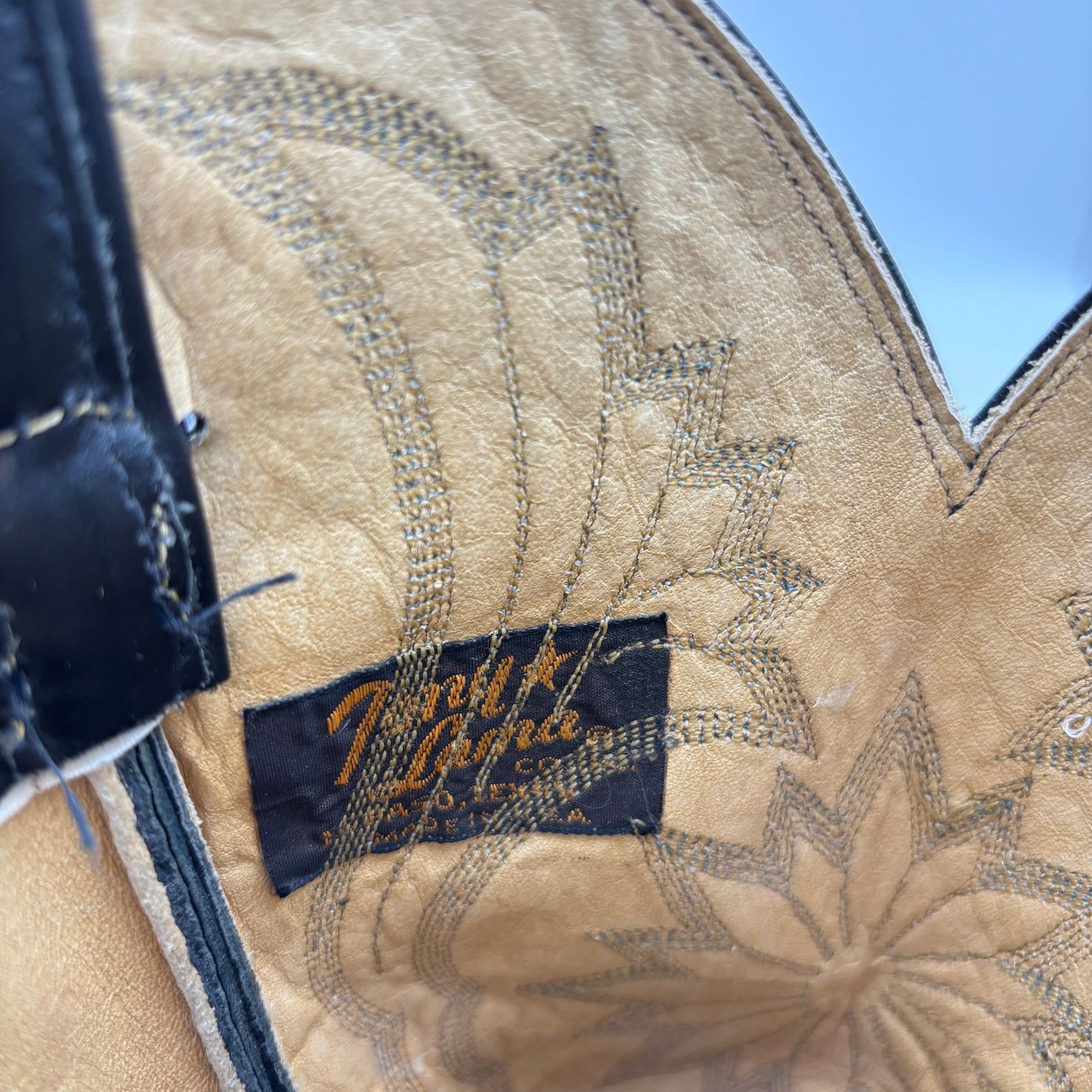 Tony Lama × Vintage Vintage Tony Lama 6701 Black Label Western Boots 7.5D 90s Size US 7.5 / EU 40-41 - 8 Thumbnail