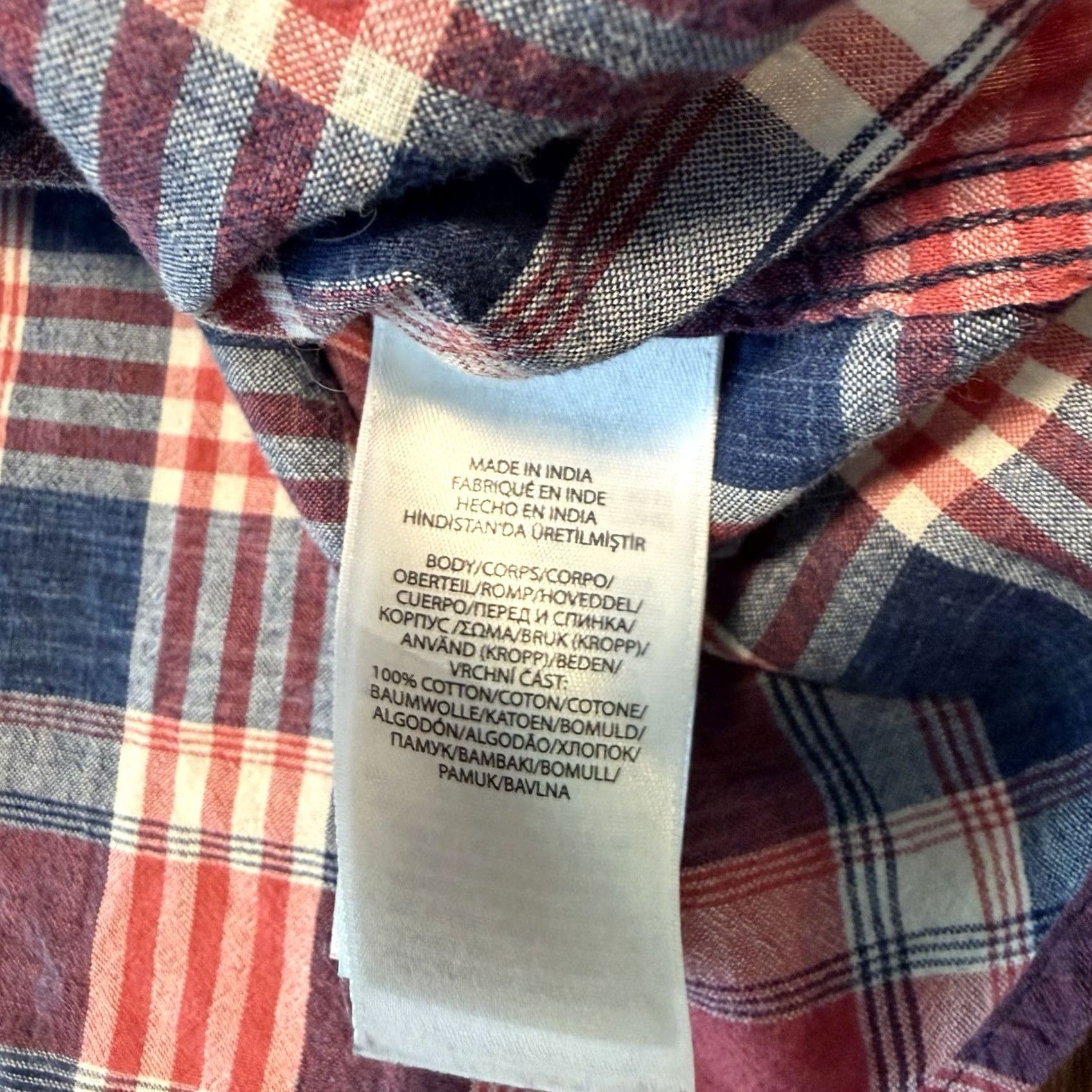 Polo Ralph Lauren Polo Ralph Lauren Shirt Mens XXL Short Sleeve Plaid Button-Up Bleeding Madras Multicolor Cotton Breathing Classic Casual Button-Up Shirt Size US XXL / EU 58 / 5 - 5 Thumbnail