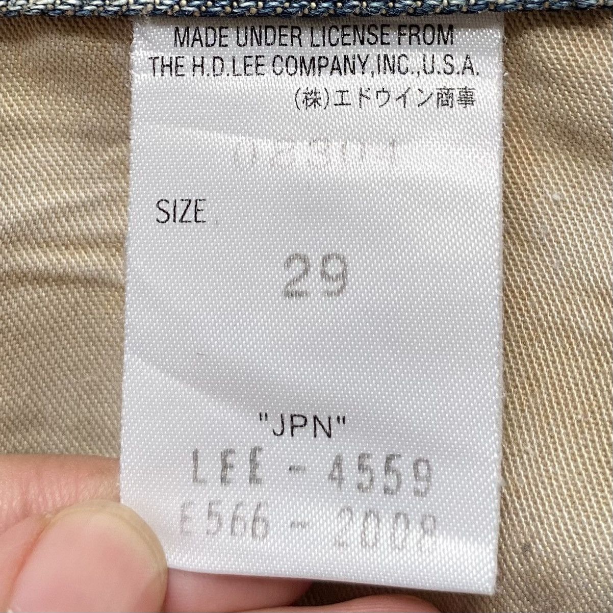 Lee × Vintage Vintage Brand Lee Buckle Back Jeans 1990s Size US 29 - 12 Thumbnail