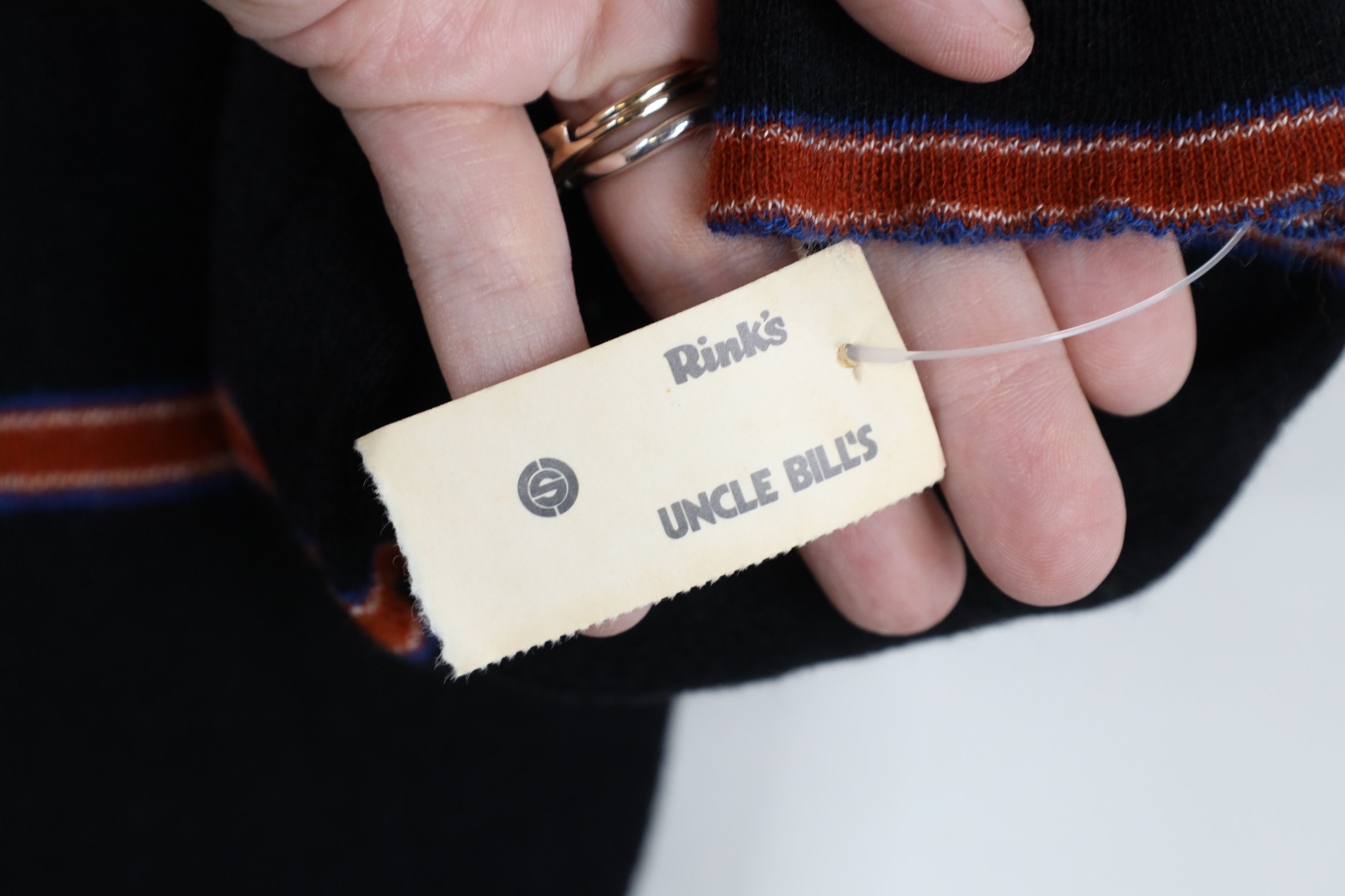 Vintage Deadstock Vintage 70s Streetwear Knit Collared Sweater Size US M / EU 48-50 / 2 - 4 Thumbnail