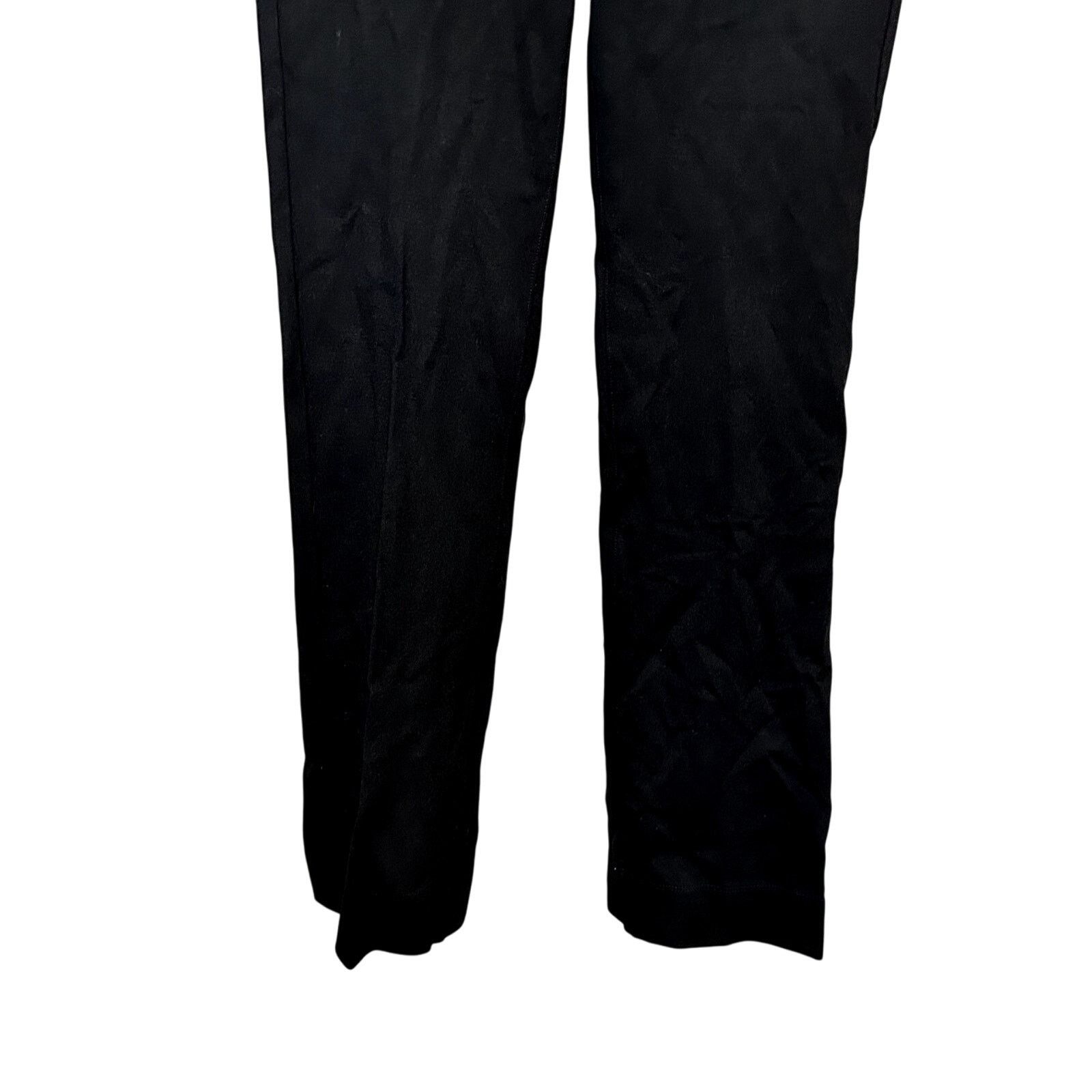 NYDJ NYDJ Sadie Slacks Pants Flat Front Slim Fit Black W 4 NWOT Size 27" / US 4 / IT 40 - 4 Thumbnail