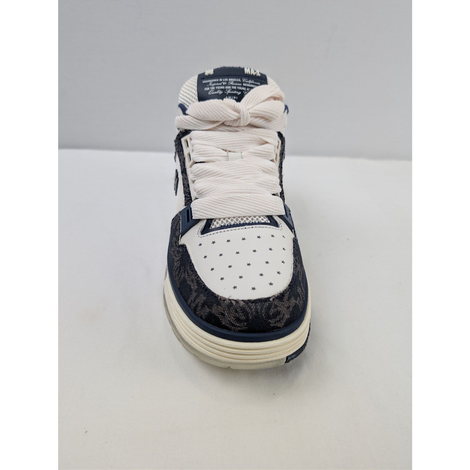 Amiri o1rshd1 MA Quad MA-1 Sneakers in Midnight Indigo Size US 10 / EU 43 - 17 Thumbnail