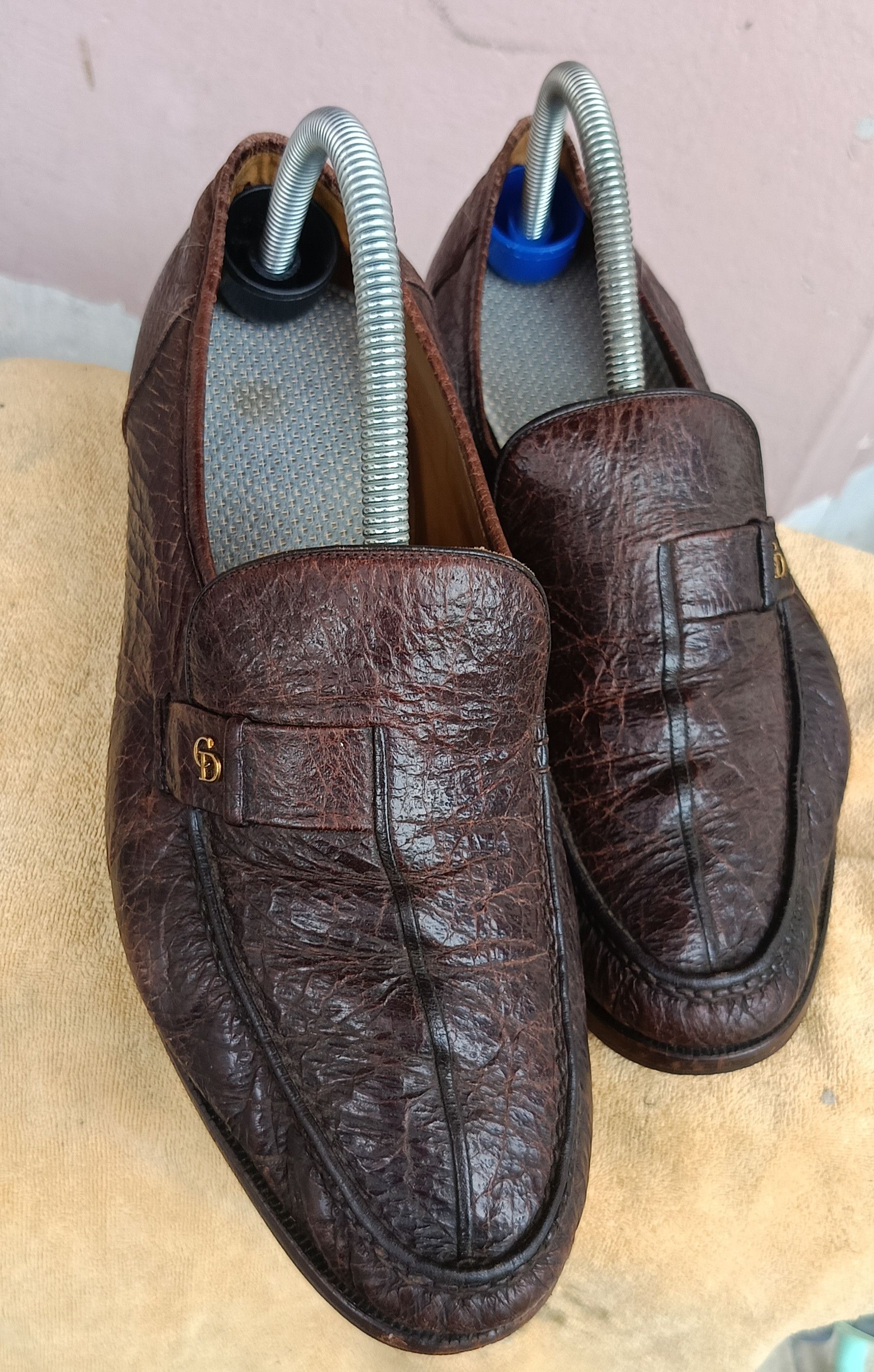 Dior Vintage Christian Dior Leather shoes Size US 9.5 / EU 42-43 - 3 Thumbnail
