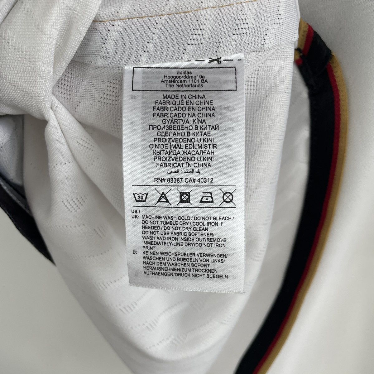 Adidas Germany Fullkrug Authentic Adidas HEAT.RDY Jersey 2022/2023 Size US L / EU 52-54 / 3 - 14 Thumbnail