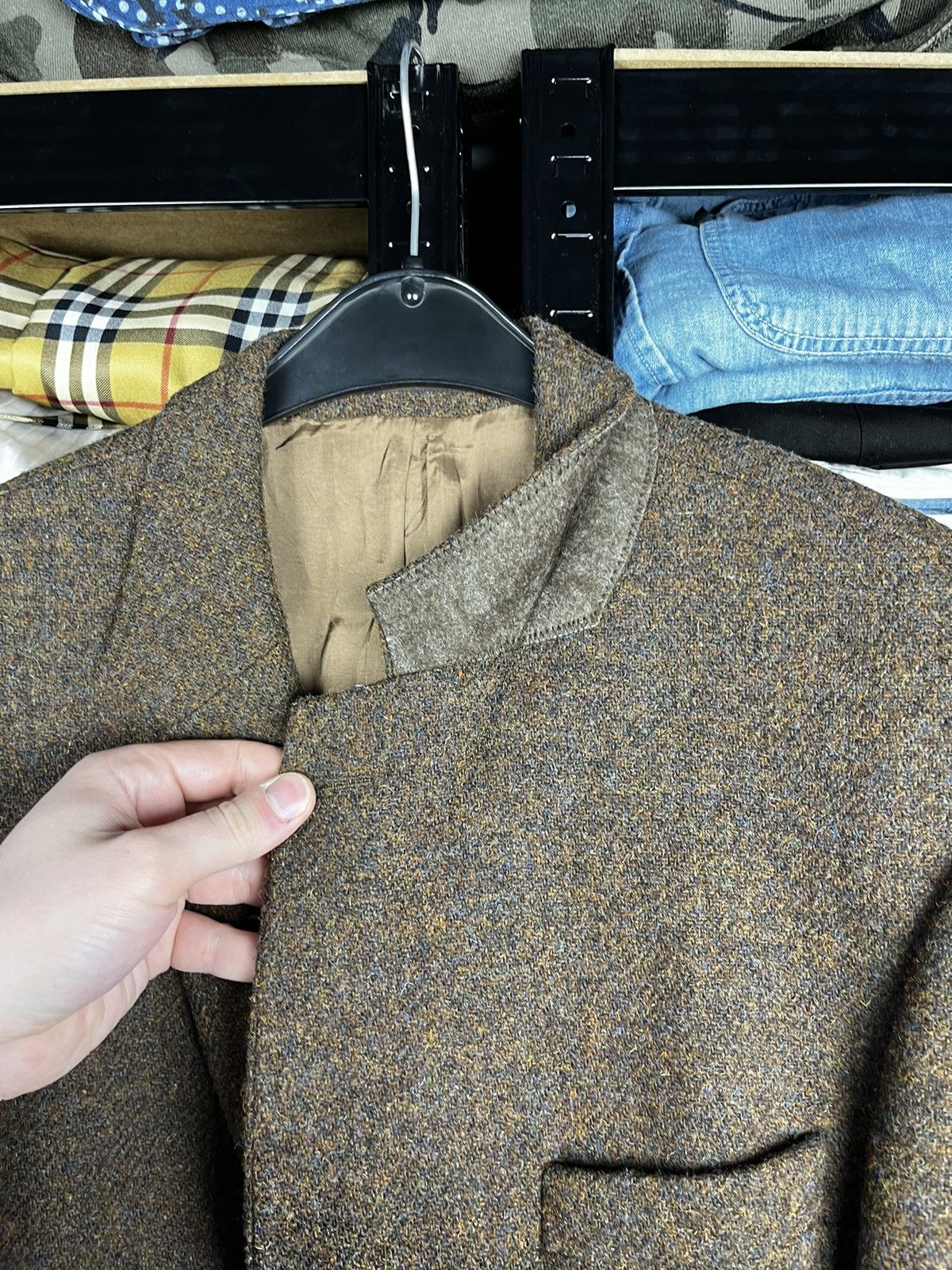 Harris Tweed × Vintage Harris Tweed wool blaze jacket Size 48R - 11 Thumbnail