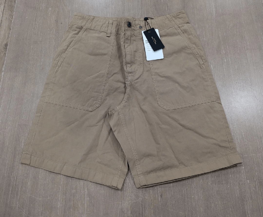 Rag & Bone rag & bone "Cliffe" Peached Cotton Field Shorts Khaki US 28 Size US 28 / EU 44 - 1 Thumbnail