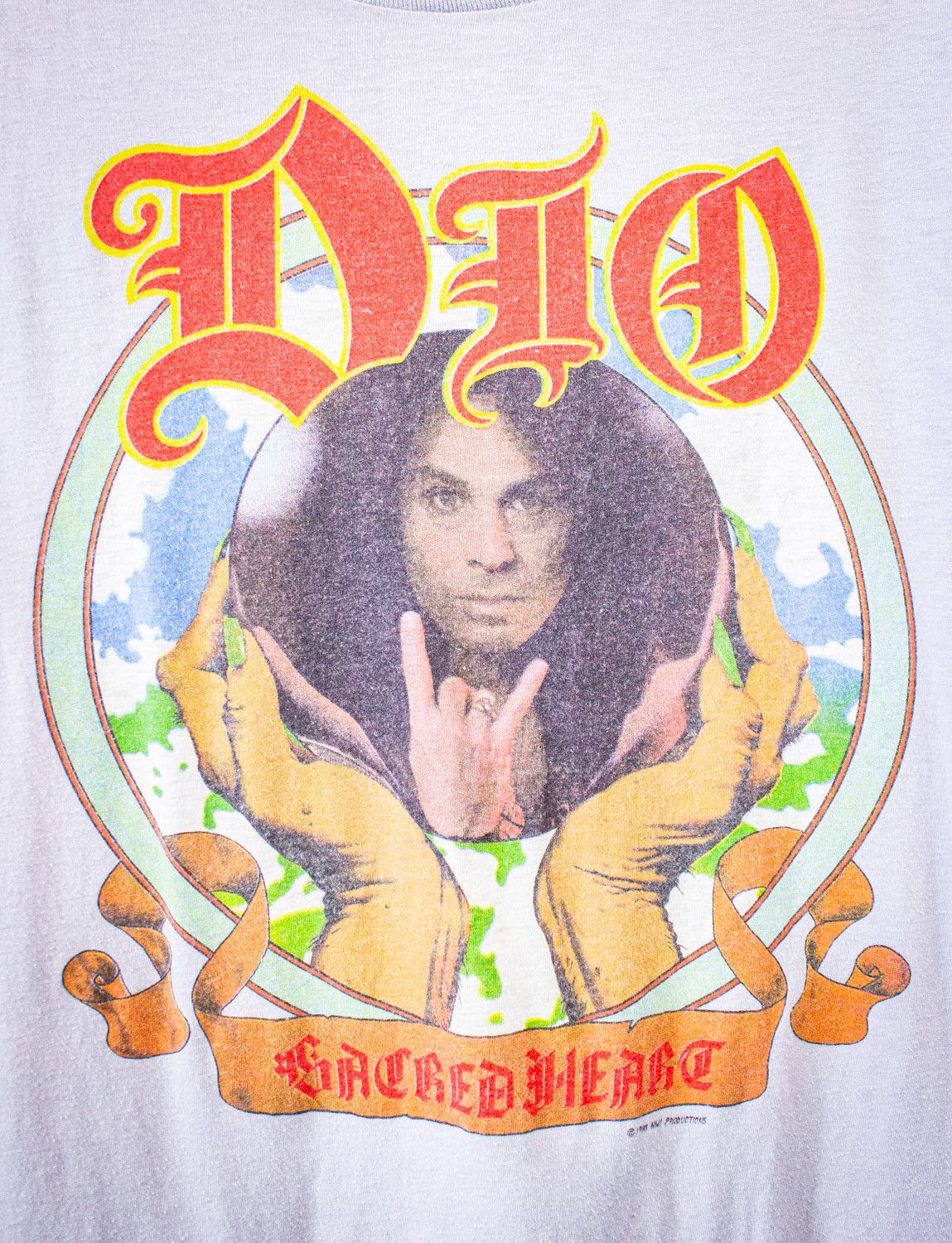 Band Tees × Vintage Vintage Dio Sacred Heart Tour Concert T Shirt Raglan 1985 Size US S / EU 44-46 / 1 - 4 Thumbnail