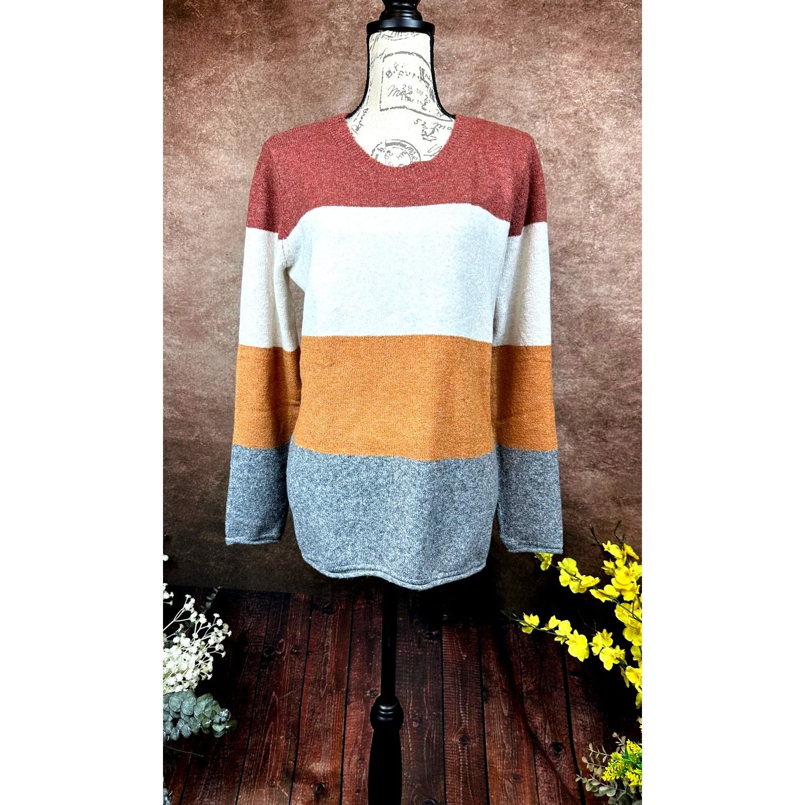 Other Pinque Gina Crewneck Sweater - Burnt Orange - size L Size L / US 10 / IT 46 - 6 Thumbnail