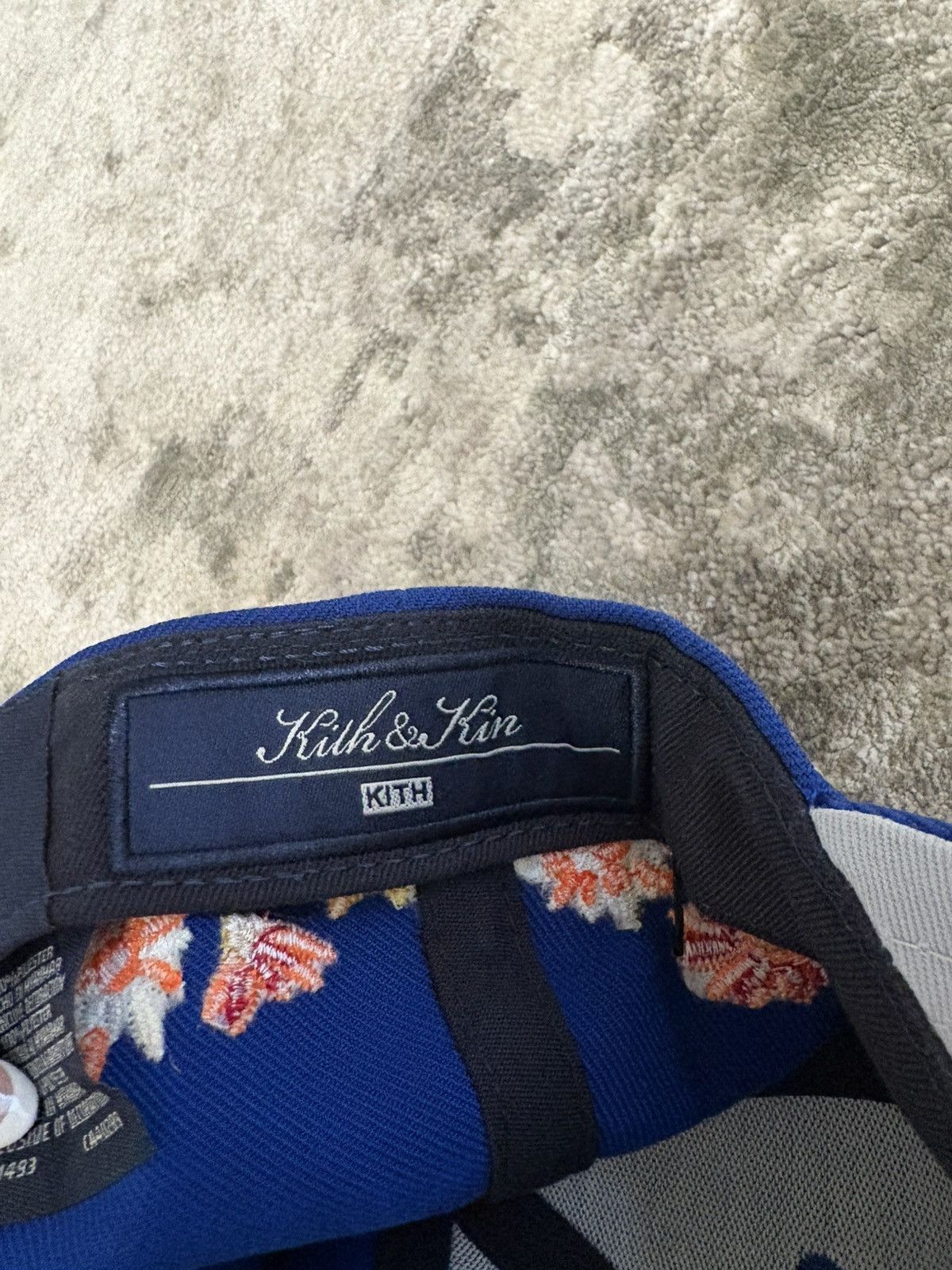 Kith × New Era Kith & New Era For Mets Floral 59Fifty Low Profile 'Current' Size ONE SIZE - 9 Thumbnail
