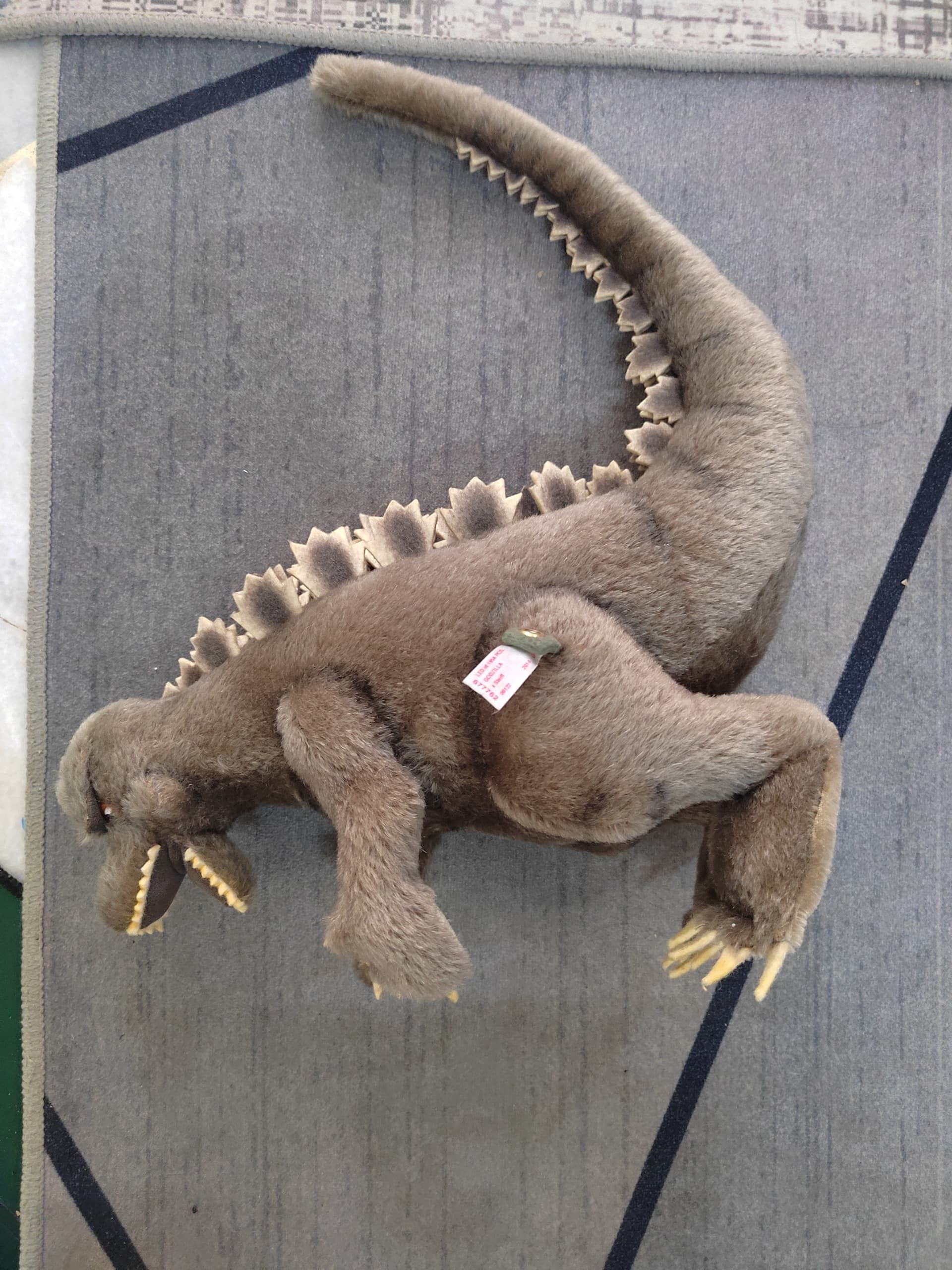 Vintage 2014 Steiff Godzilla Japan 60th Ann. Stuffed Plush 122/1954 Size ONE SIZE - 13 Thumbnail