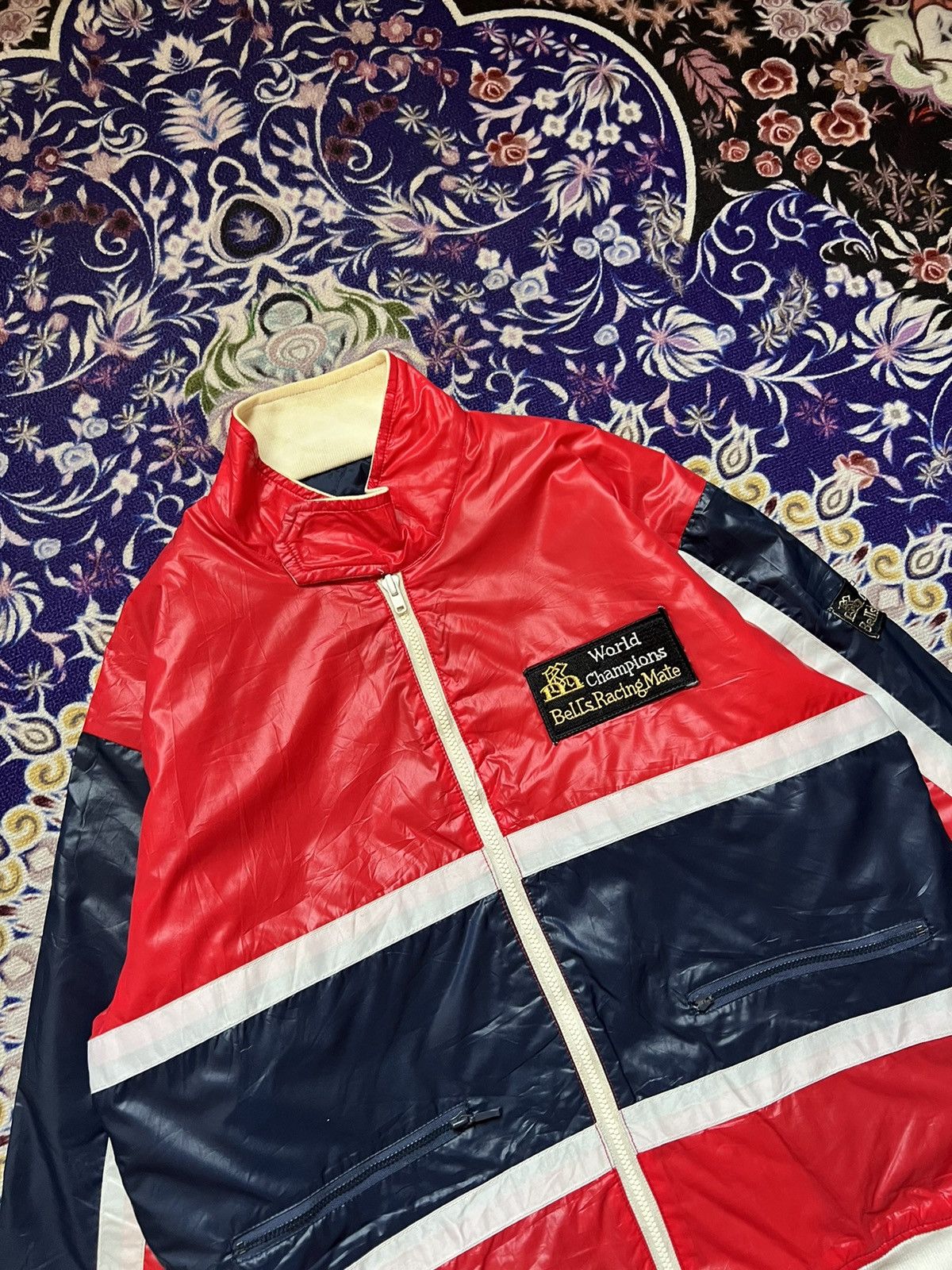 Vintage 80s World Champions Bell's Racing Mate Jacket Very Rare Size US M / EU 48-50 / 2 - 7 Thumbnail