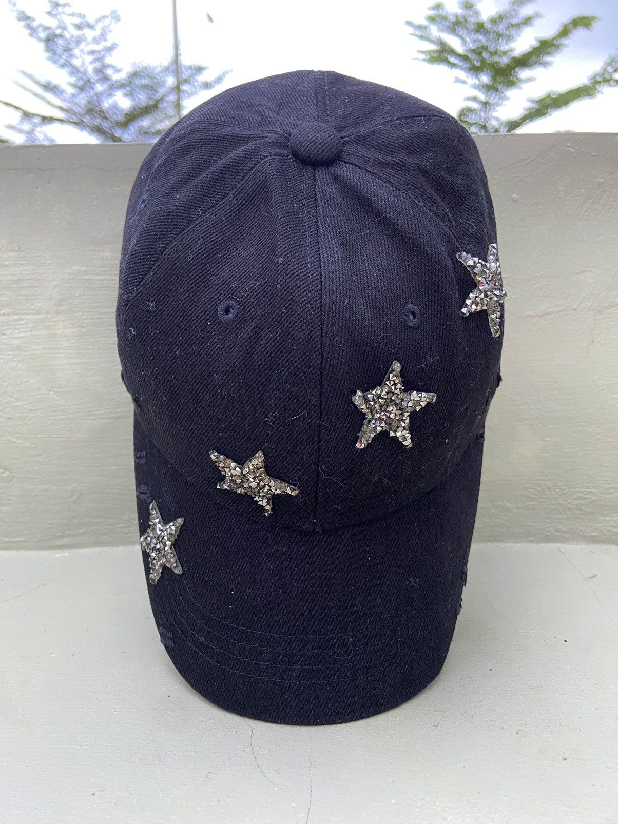 If Six Was Nine 2000s big star studded black caps Size ONE SIZE - 1 Thumbnail