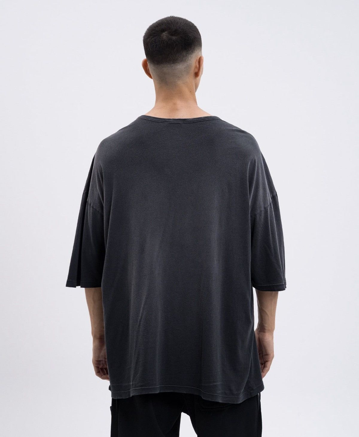 Ann Demeulemeester Ann Demeulemeester Dieter Grey Printed T-Shirt Size US L / EU 52-54 / 3 - 3 Thumbnail