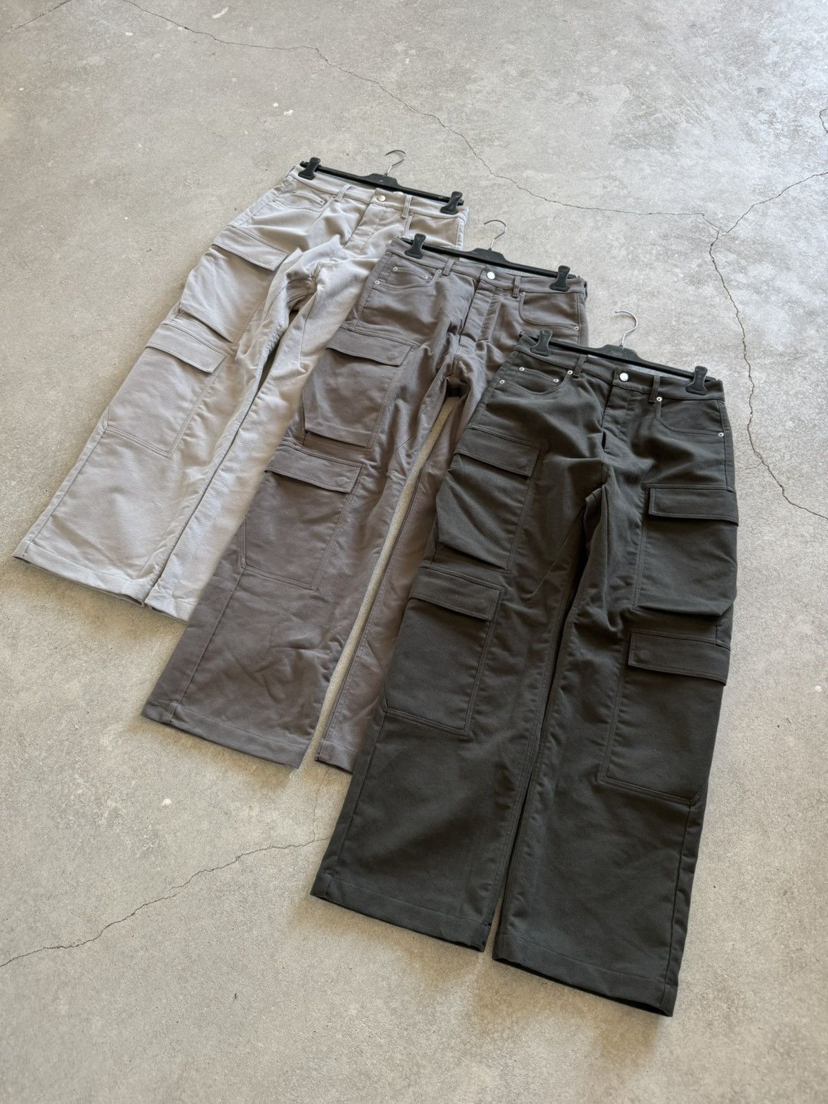 Rick Owens FW25 RICK OWENS DOUBLE CARGO PANTS Size US 31 - 8 Thumbnail