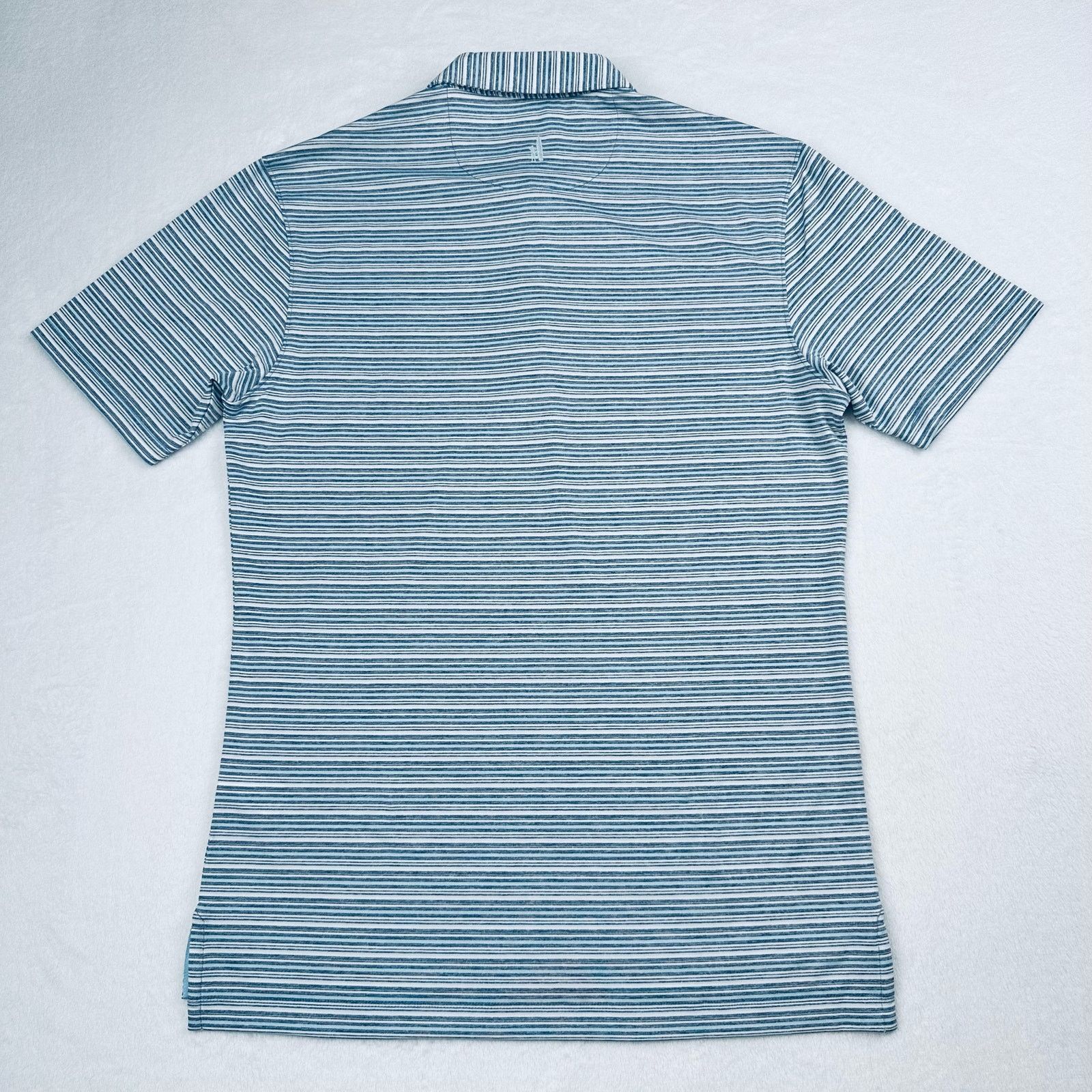 johnnie-O johnnie-O Men’s Small Richie Navy Stripe Golf Polo Shirt Size US S / EU 44-46 / 1 - 12 Thumbnail