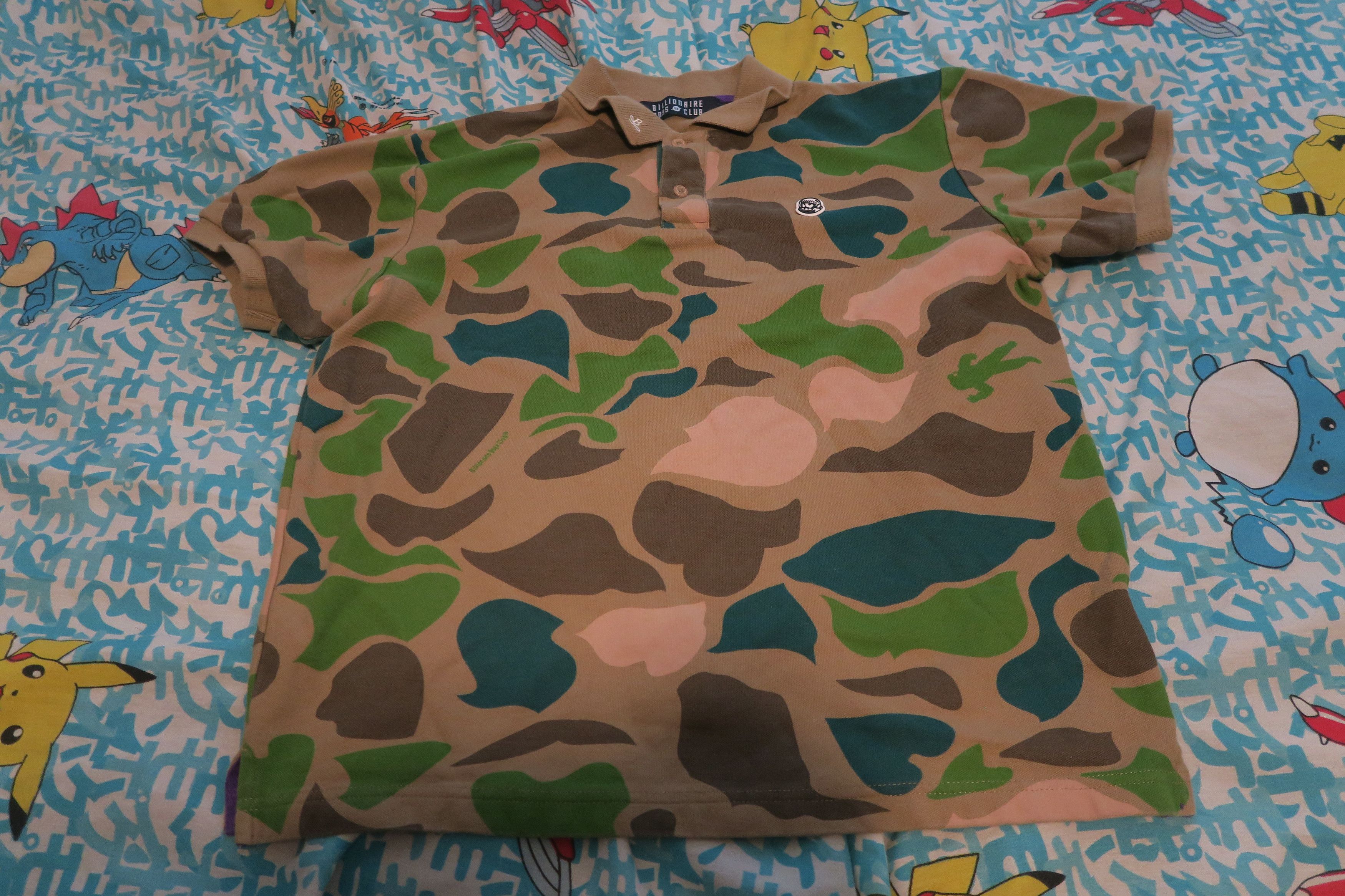 Billionaire Boys Club Billionaire Boys Club Helmet Duck Camo Polo Shirt Men's XS Size US XS / EU 42 / 0 - 1 Thumbnail