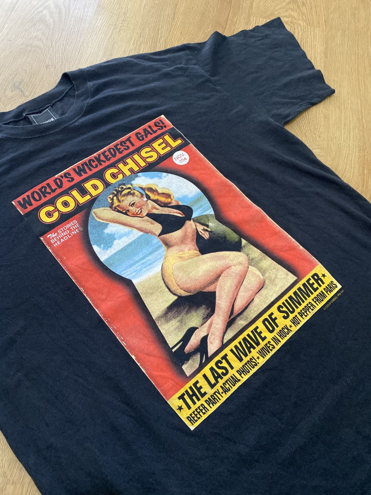 Band Tees Vintage 90s 💥 Band Australia Musician COLD CHISEL Size US XL / EU 56 / 4 - 4 Thumbnail