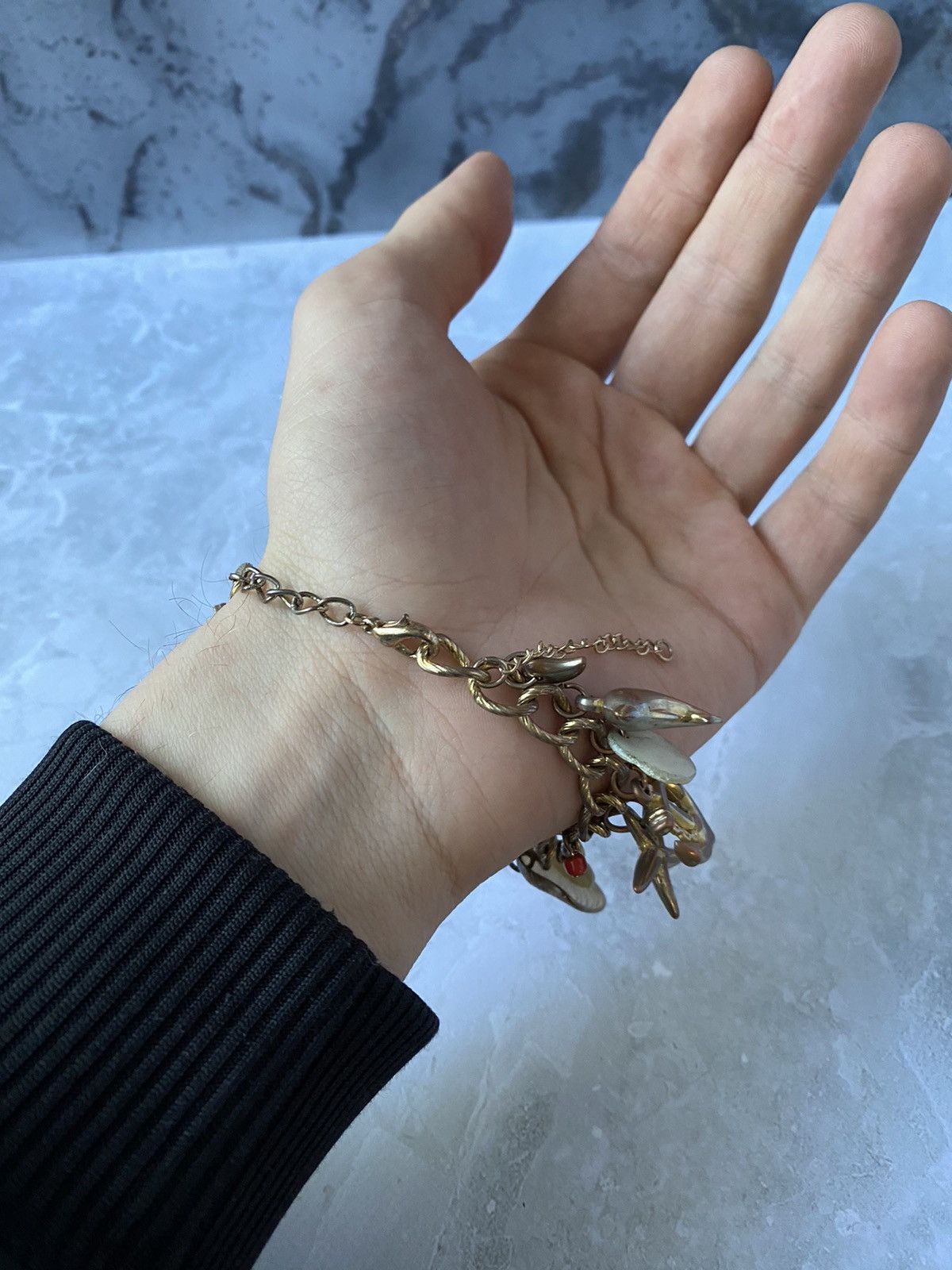Jewelry × Vintage Futuristic Very Rare Vintage Marine Charm Bracelet Size ONE SIZE - 2 Thumbnail