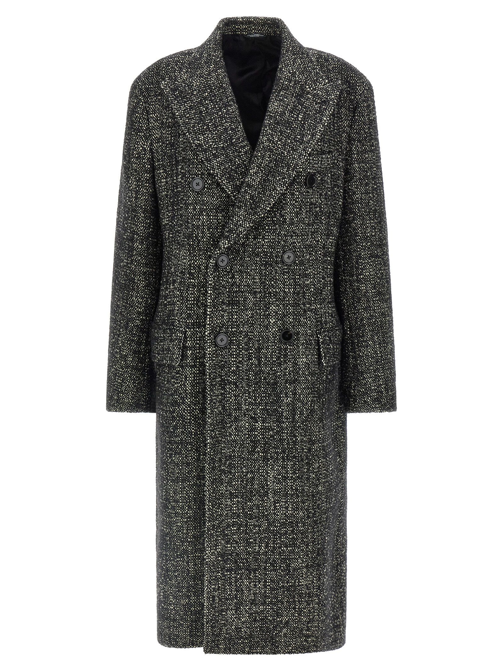 Dolce & Gabbana Bouclé wool coat Size US L / EU 52-54 / 3 - 1 Thumbnail