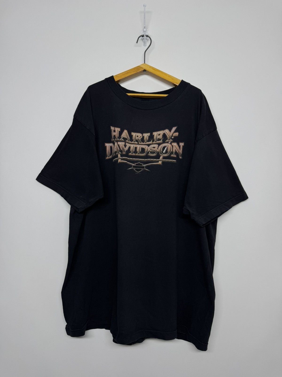 Harley Davidson Vintage Moto Biker Grunge Harley Davidson T-shirt Y2K Size US XXL / EU 58 / 5 - 2 Thumbnail