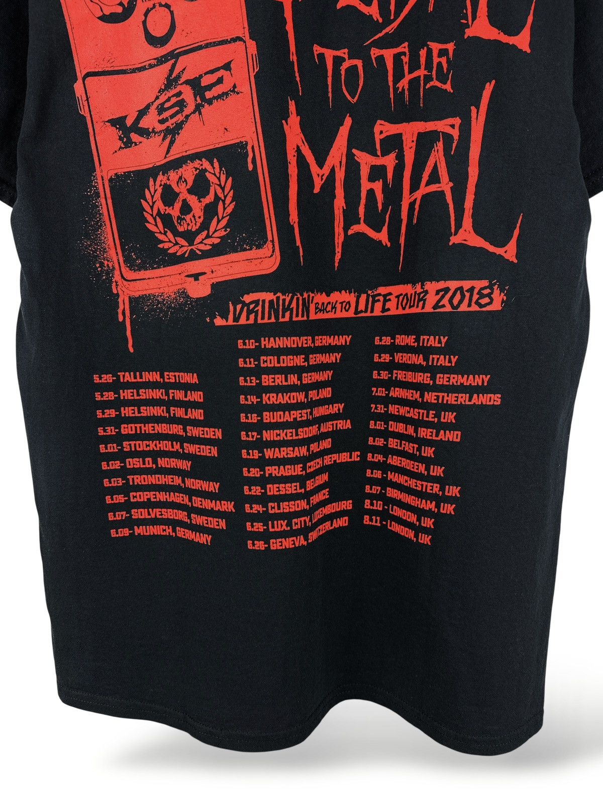 Band Tees 2018 Killswitch Engage Pedal To The Metal Tour T-Shirt Size US M / EU 48-50 / 2 - 12 Thumbnail