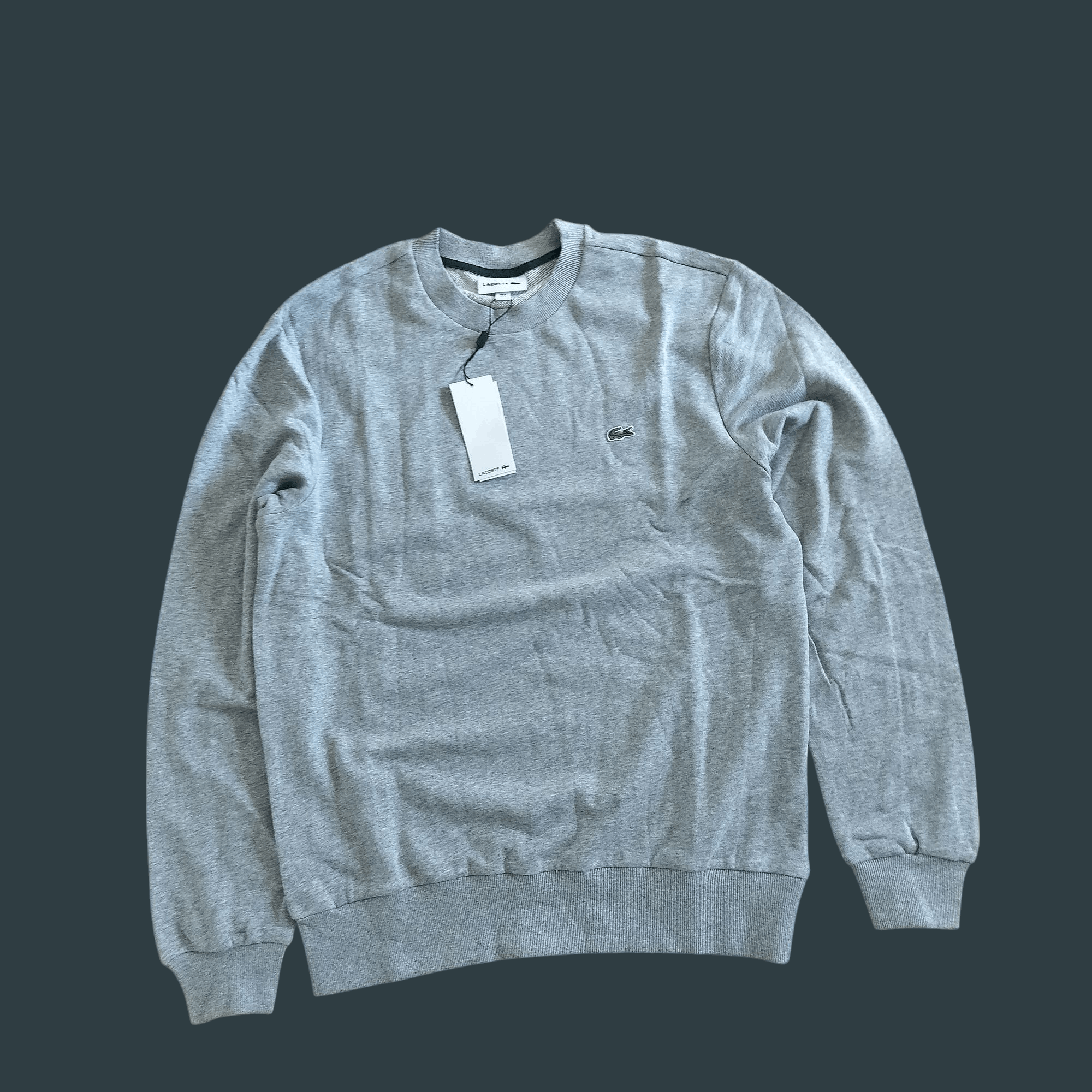 Lacoste Brand New Grey Lacoste Sweatshirt Size L Size US L / EU 52-54 / 3 - 1 Thumbnail