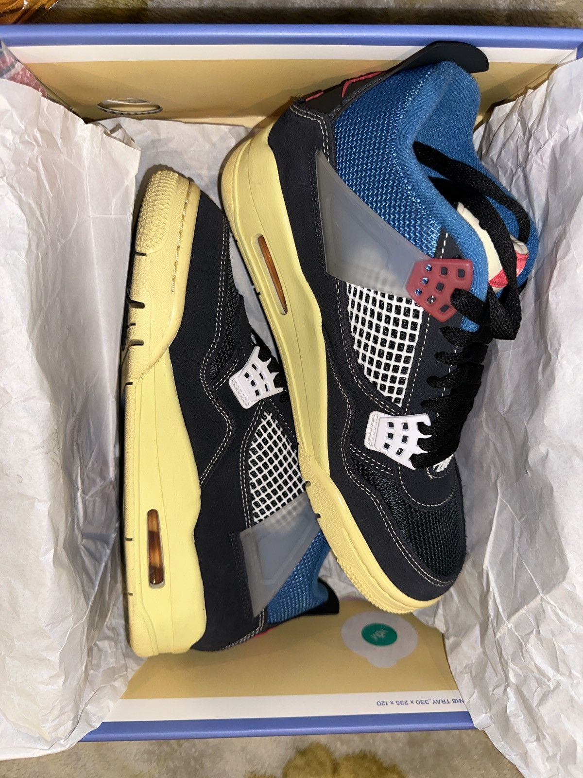 Jordan Brand Jordan 4 Retro Union Off Noir Size US 7 / EU 40 - 14 Thumbnail