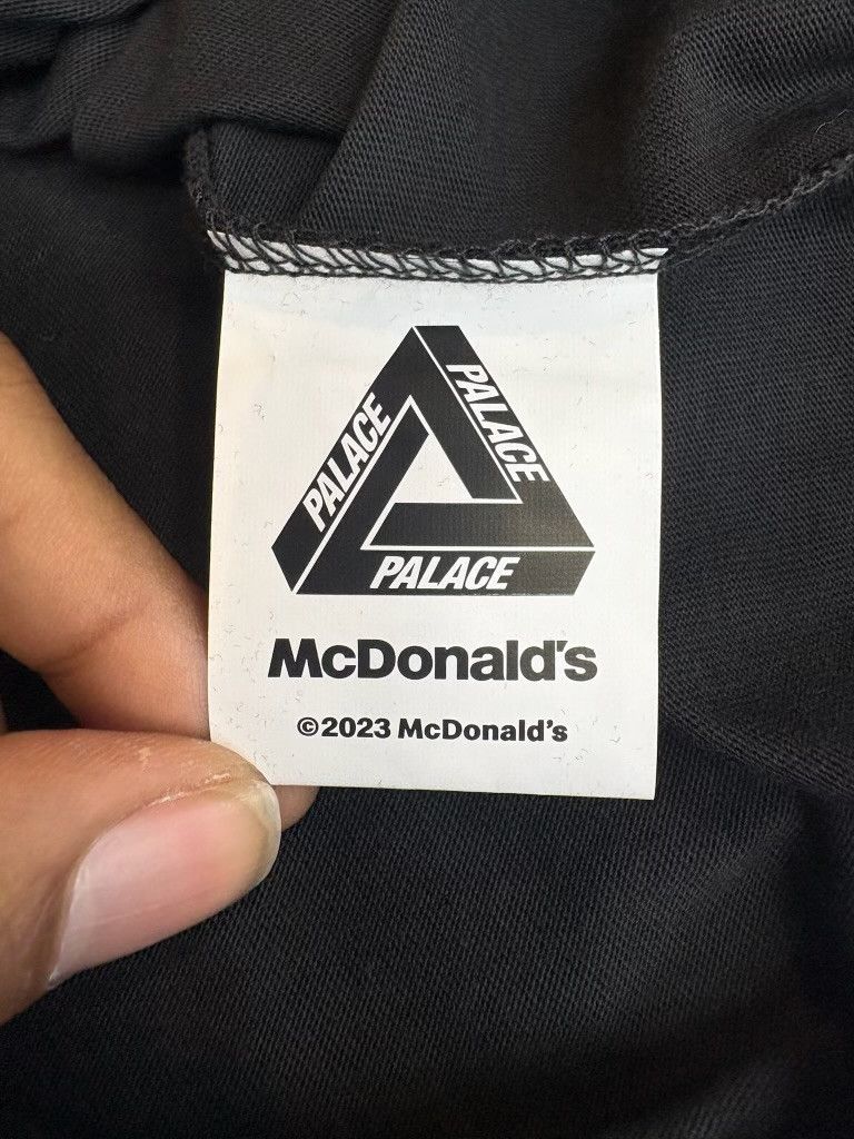 Palace Palace x McDonald's "Sign" T-Shirt (Black) Size US S / EU 44-46 / 1 - 5 Thumbnail
