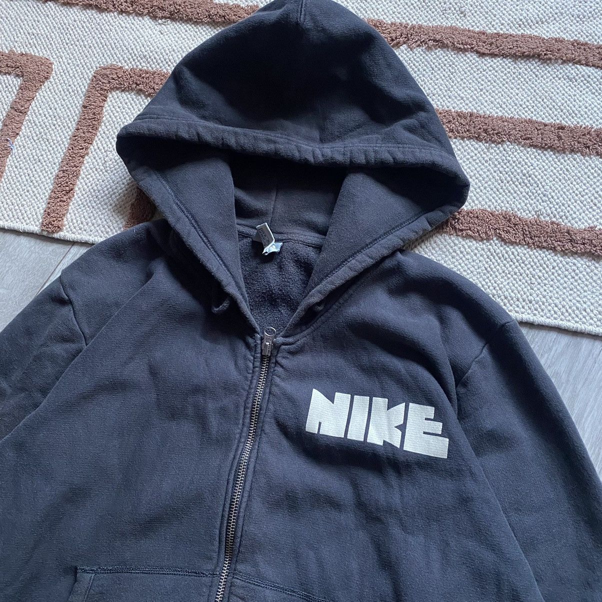 Nike NIKE Y2K DRILL BIG LOGO BOXY HEAVY ZIP HOODIE Size US M / EU 48-50 / 2 - 4 Thumbnail