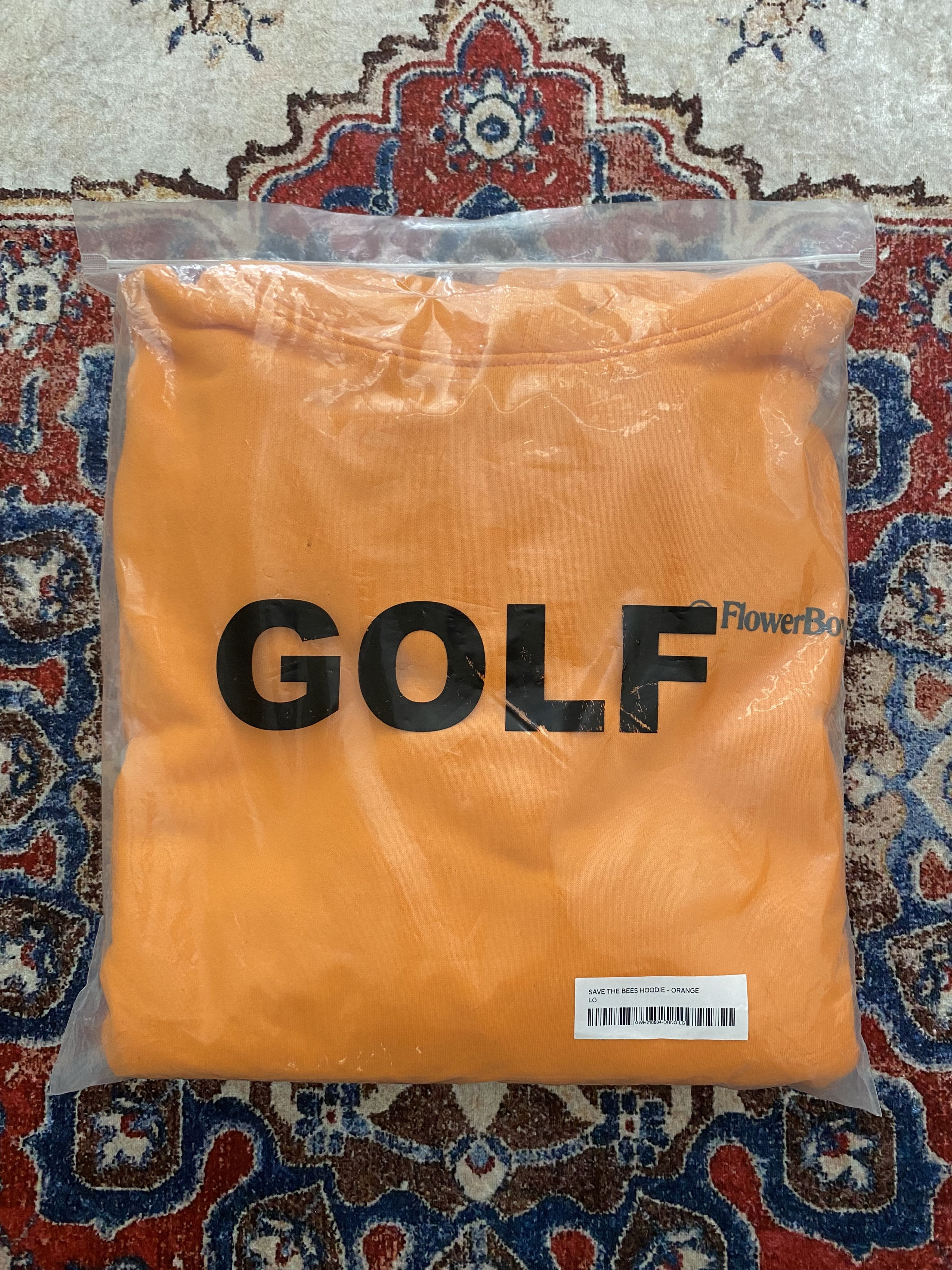 Golf Wang Golf Wang Save the Bees Hoodie - Orange Size US L / EU 52-54 / 3 - 8 Thumbnail
