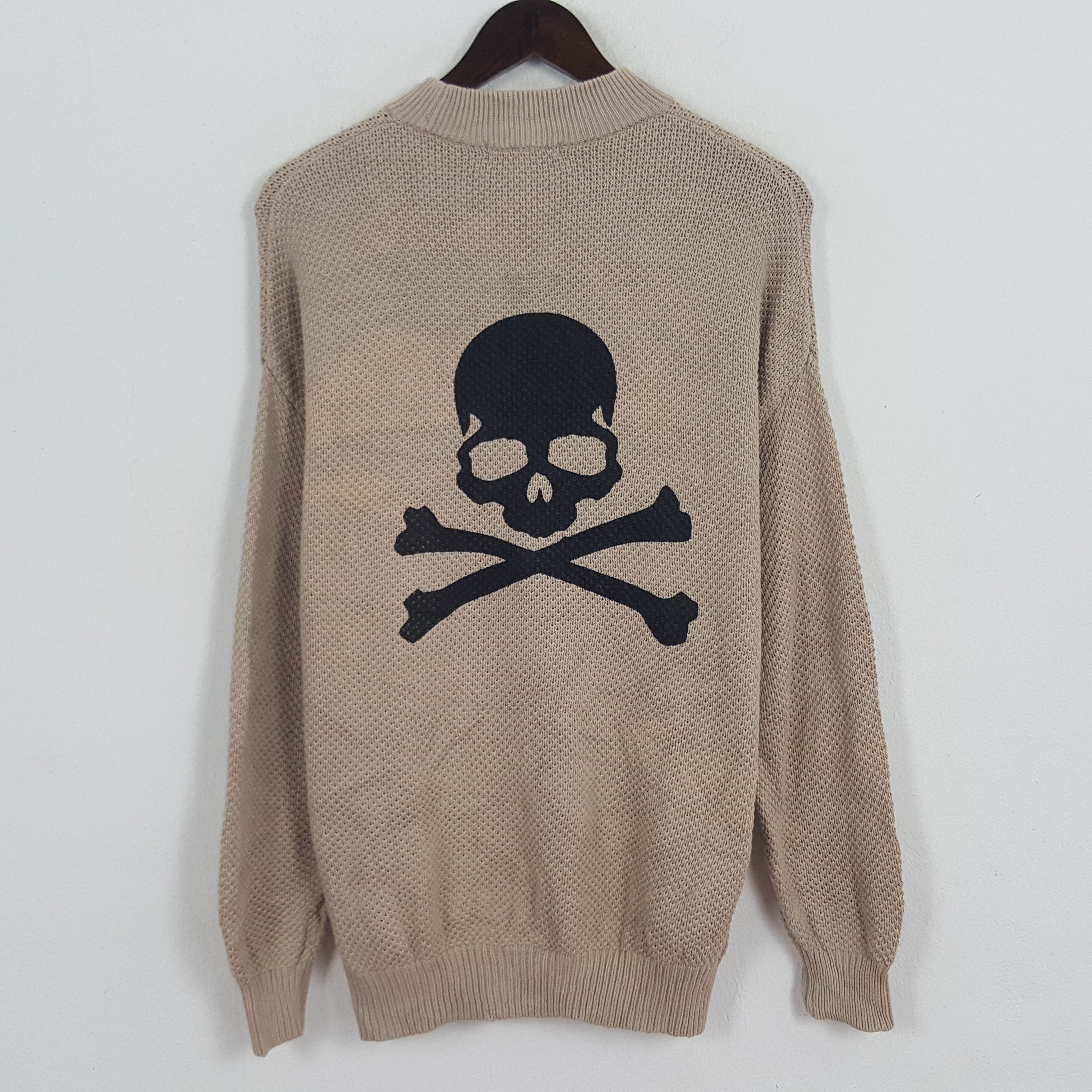 Uniqlo × Vintage Vintage Uniqlo Custom Art Skulls Sweatshirt Size US L / EU 52-54 / 3 - 1 Thumbnail