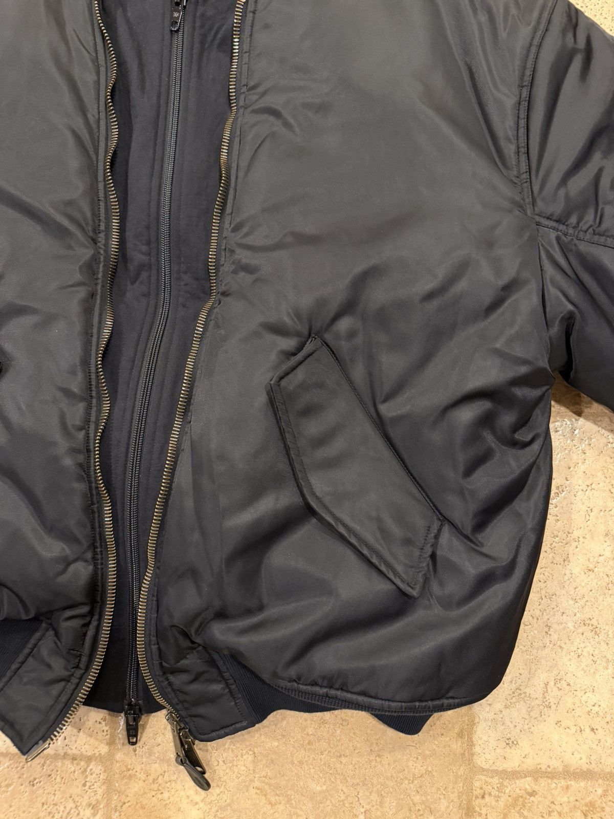 Balenciaga Balenciaga SS23 Demna All In Hoodie / Nylon Bomber Jacket Size US XL / EU 56 / 4 - 8 Thumbnail