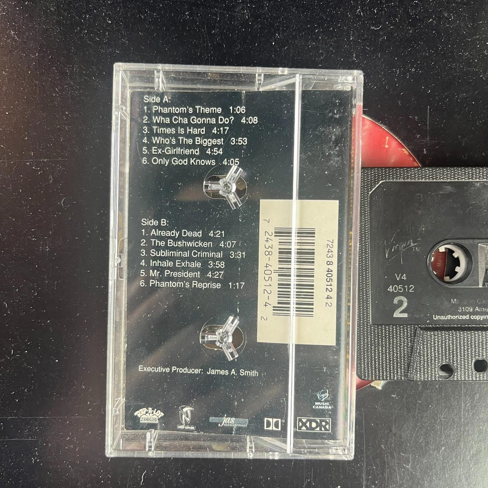 Other Bushwick Bill Phantom of the Rapra Cassette 1995 Virgin Geto Size ONE SIZE - 3 Thumbnail