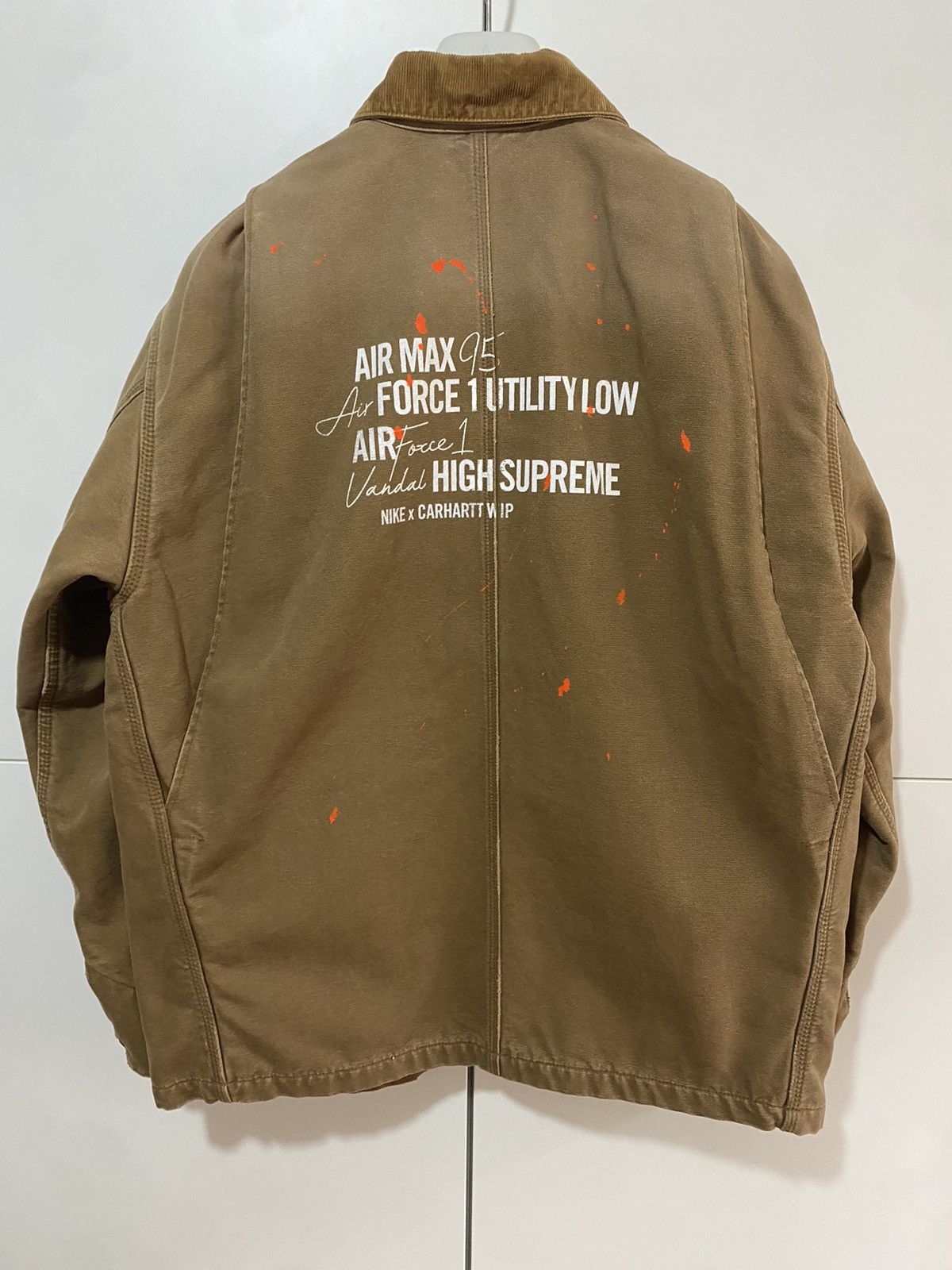 Carhartt Wip Rare Chore Coat 100 Carhartt Wip x Nike jacket size M brown Size US M / EU 48-50 / 2 - 2 Thumbnail