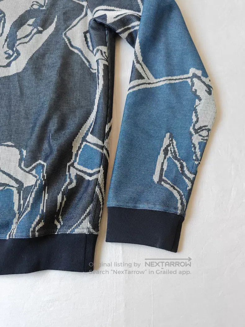 Hermes Hermes Round Neck Sweatshirt, Deep Blue, Cotton, Horse印花 P Size US M / EU 48-50 / 2 - 6 Thumbnail