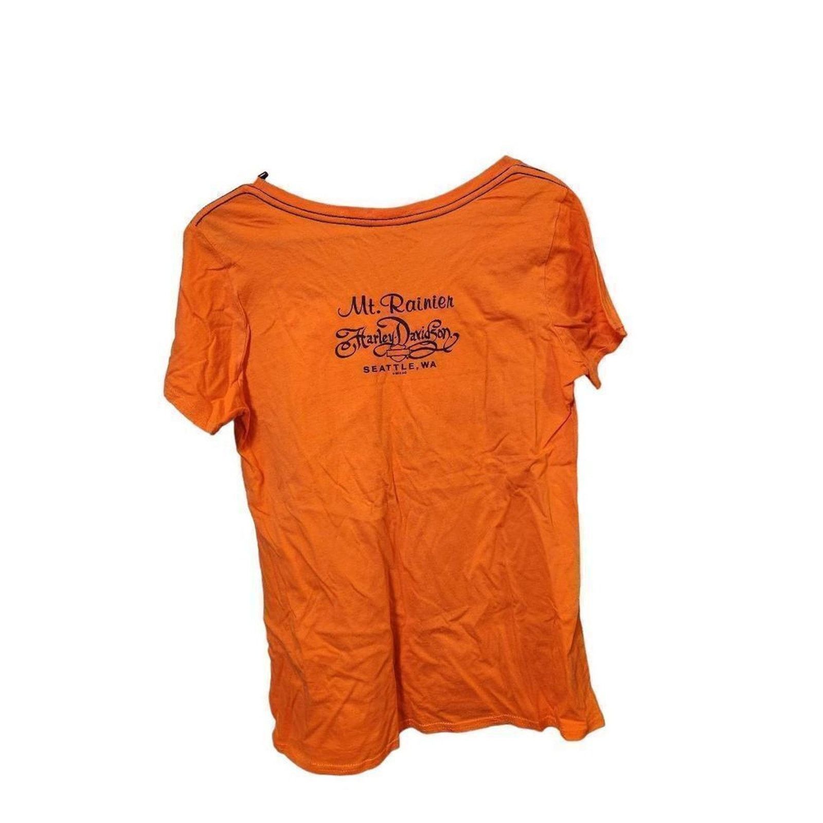 Harley Davidson Harley davidson M shiny gemmed orange shirt Size M / US 6-8 / IT 42-44 - 2 Thumbnail