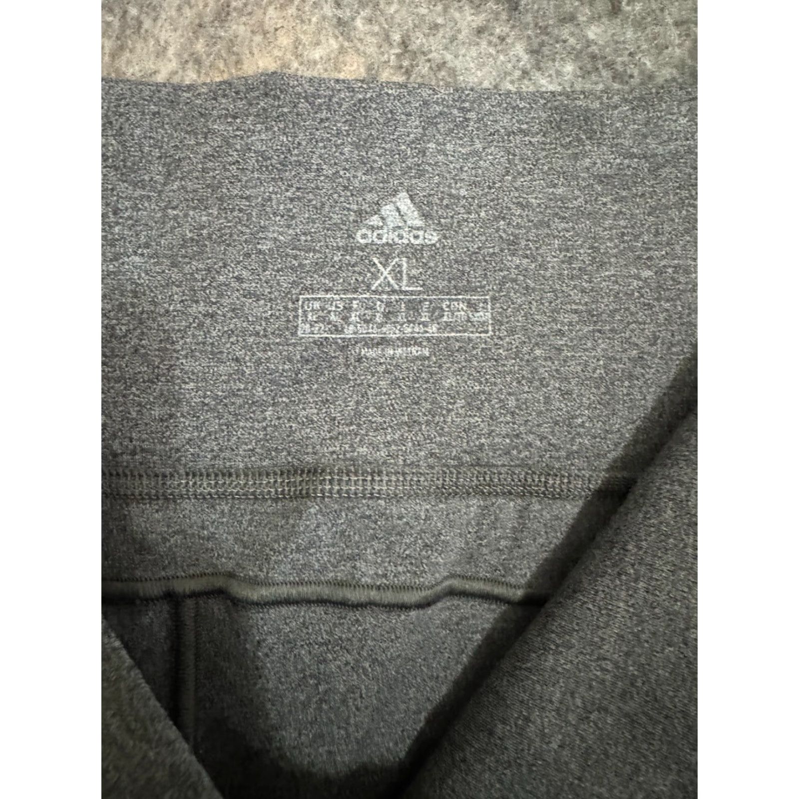 Adidas Adidas Originals Women's Track Pants XL Gray Elastic Waist Lightweight Pockets Sports Adults? Size 40" / US 18 - 3 Thumbnail