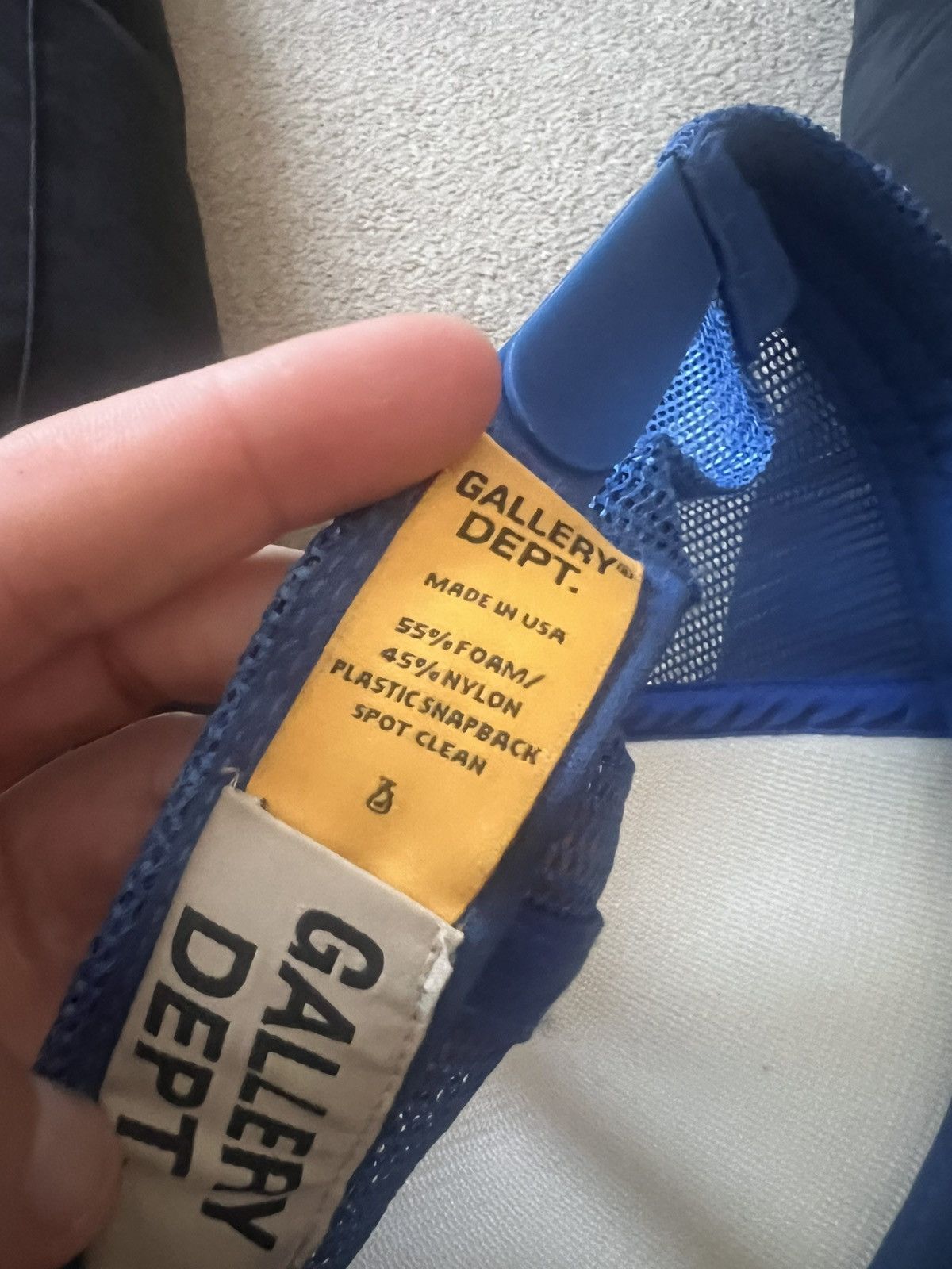 Gallery Dept. Gallery Dept blue snapback hat Size ONE SIZE - 4 Thumbnail