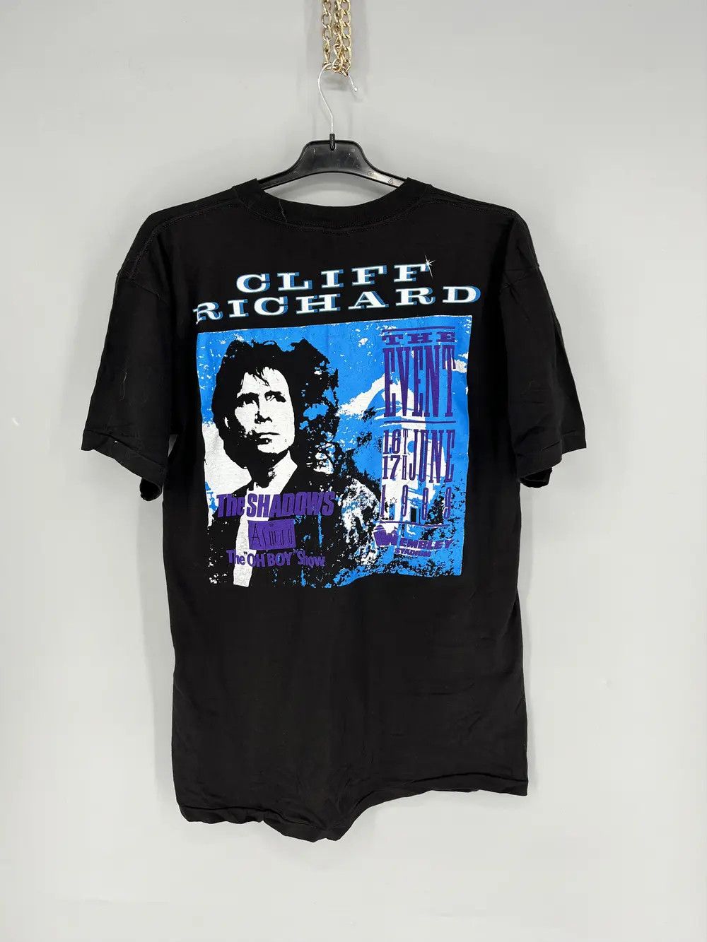 Band Tees × Vintage Vintage Cliff Richard The Event 1989 T-Shirt Size XL Size US XL / EU 56 / 4 - 8 Thumbnail