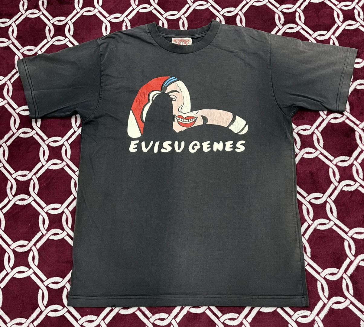 Evisu Evisu Genes Sun Faded Tshirt Size US M / EU 48-50 / 2 - 1 Thumbnail