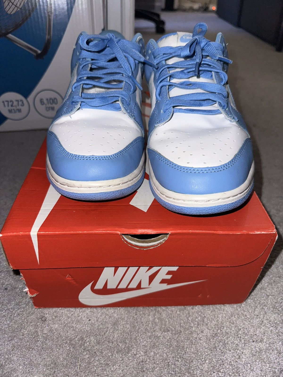 Nike Nike Dunk low UNC Size US 11.5 / EU 44-45 - 3 Thumbnail