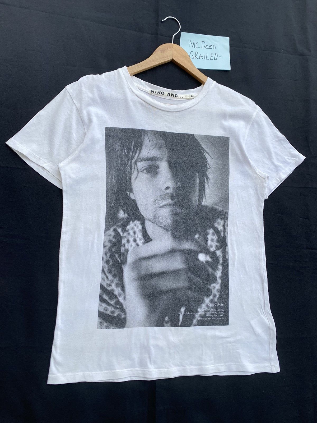 Japanese Brand Rare Vtg Niko and x Kurt Cobain Printed Tshirt Size US S / EU 44-46 / 1 - 2 Thumbnail
