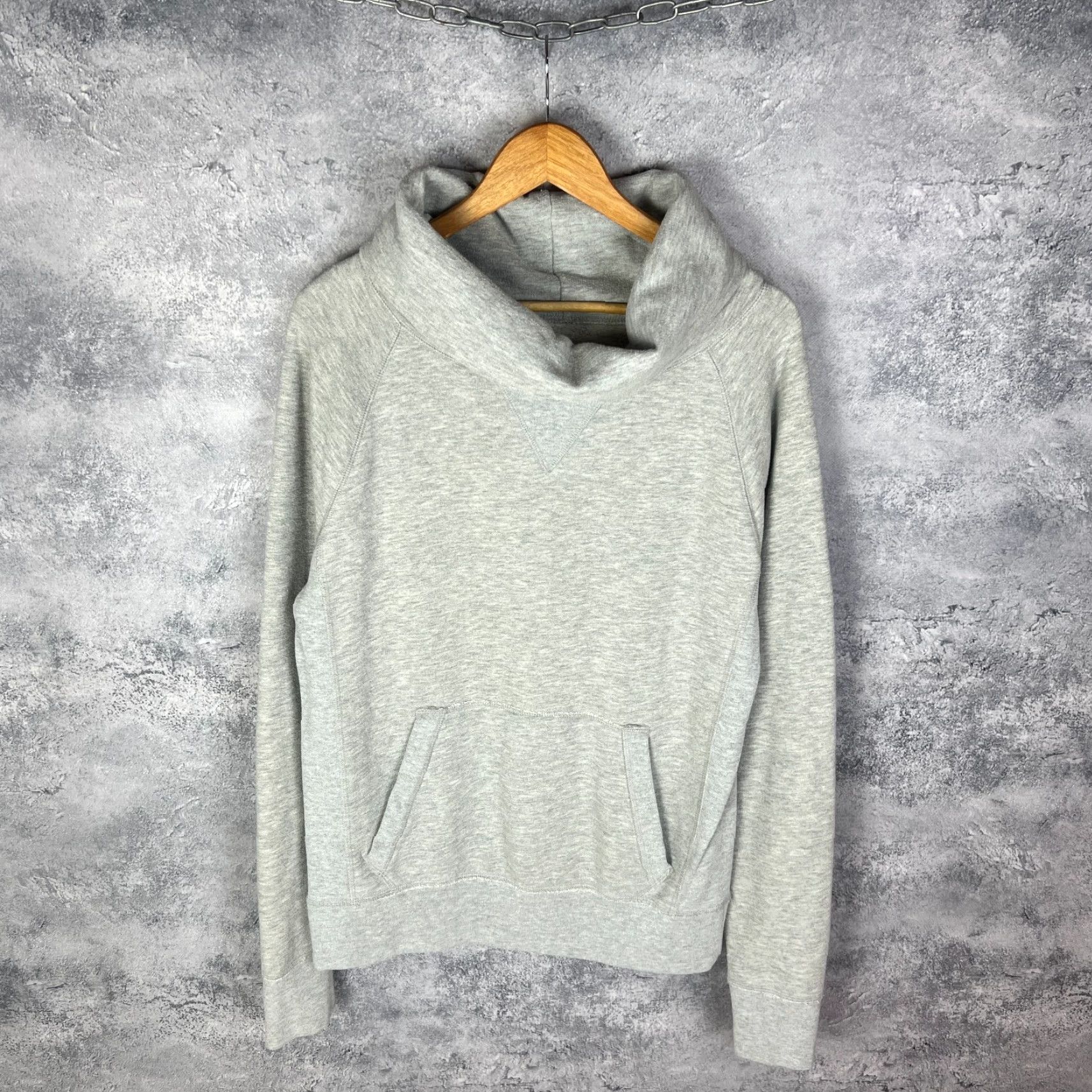 Allsaints AllSaints Kobe High Neck Pullover Sweatshirt Men’s M Grey Size US M / EU 48-50 / 2 - 2 Thumbnail
