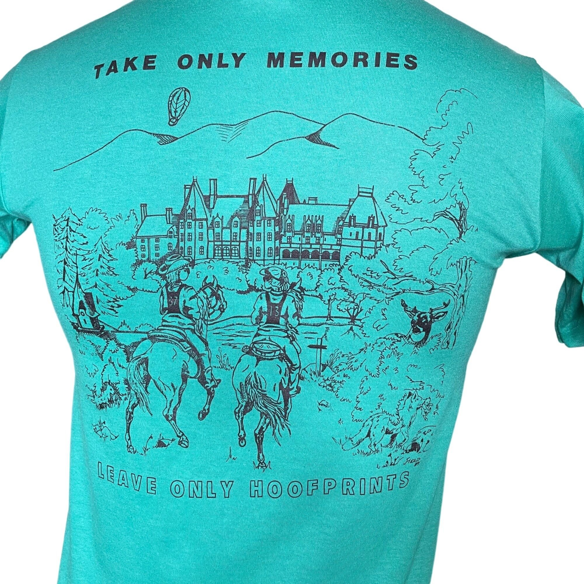 Other Mens T Shirt WNC 100 Mile Trail Ride Hoofprints Event Green Size US M / EU 48-50 / 2 - 7 Thumbnail