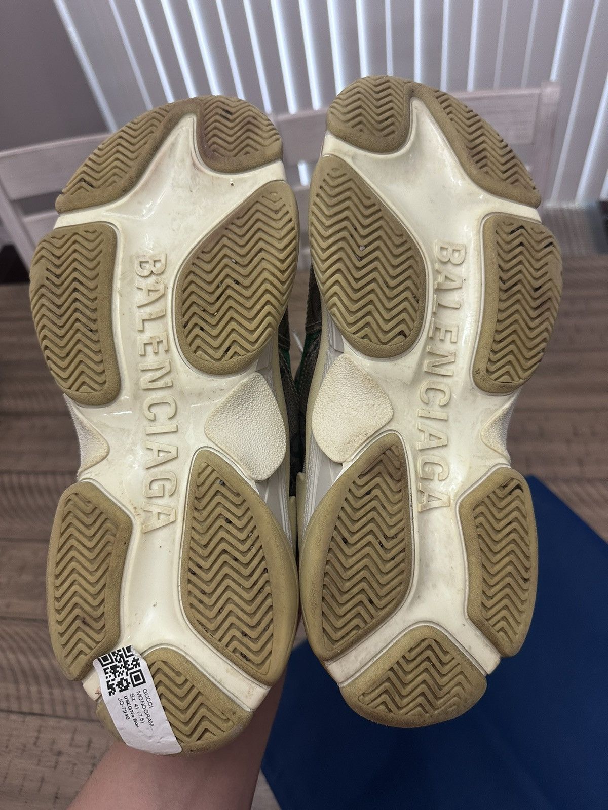 Balenciaga × Gucci Gucci balenciaga triple s sneakers Size US 8 / EU 41 - 14 Thumbnail